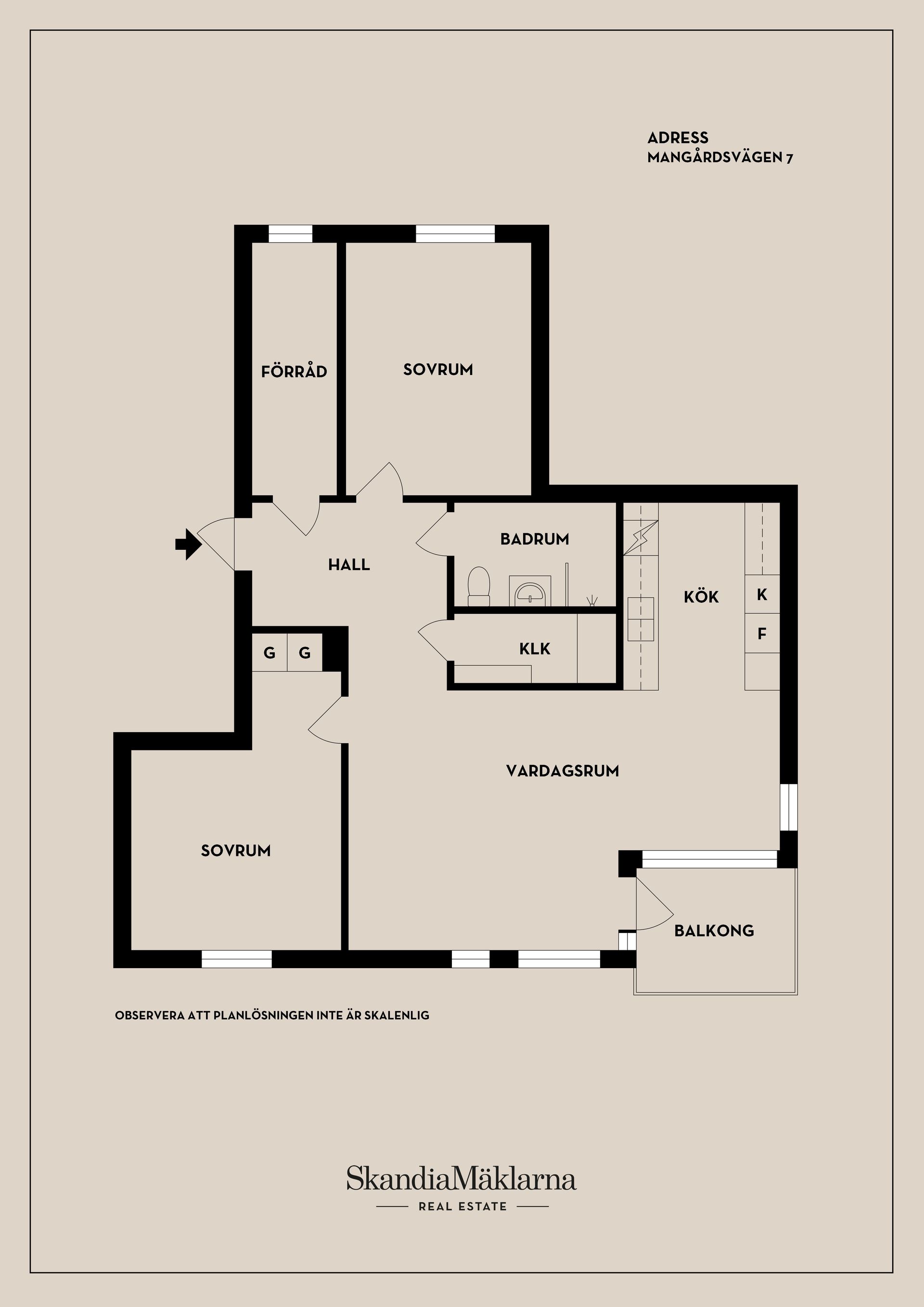Bostadsrätt, Mangårdsvägen 7, Huddinge
