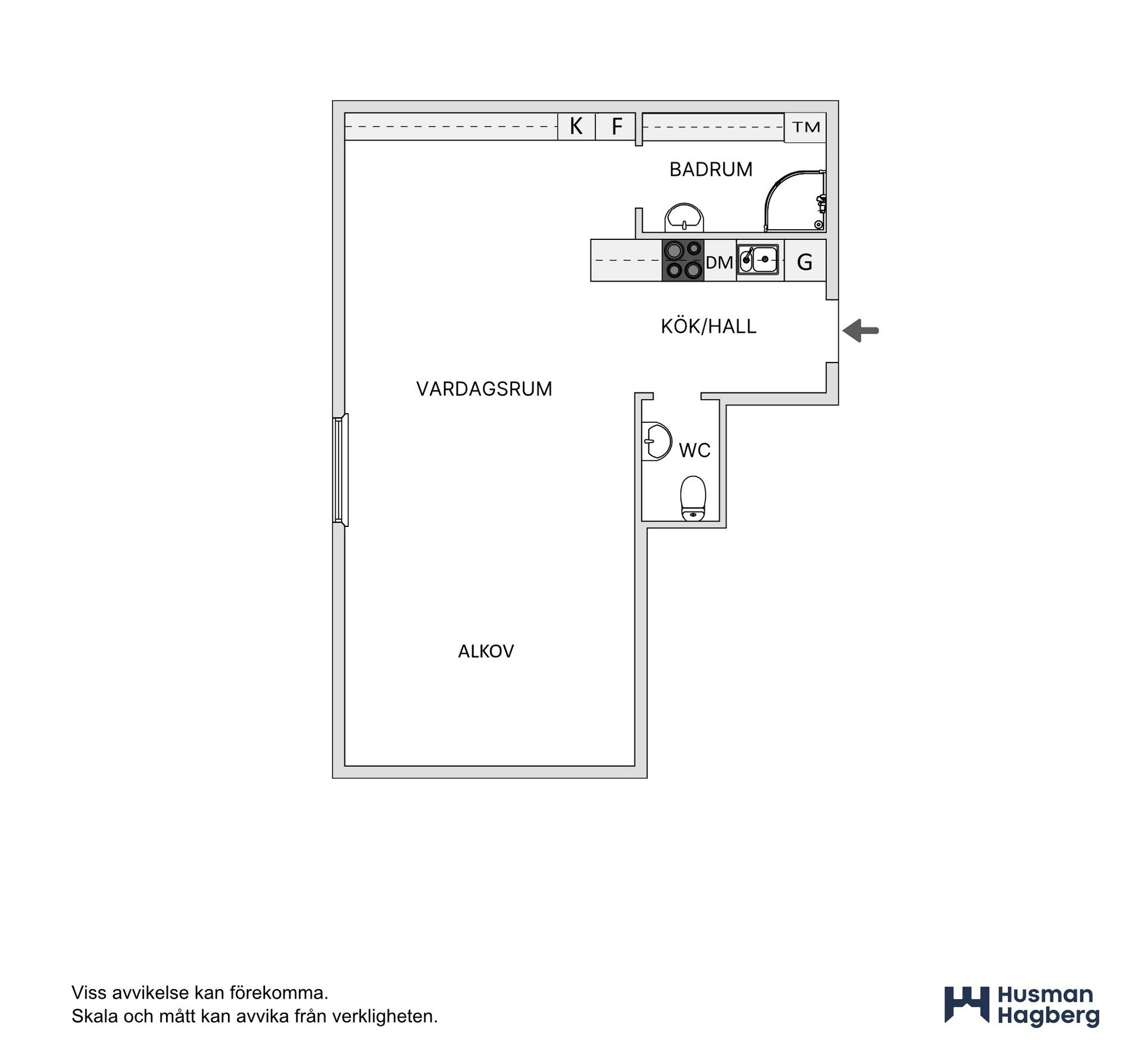 Bostadsrätt, Norra Ersmarksgatan 46, Haga, Umeå