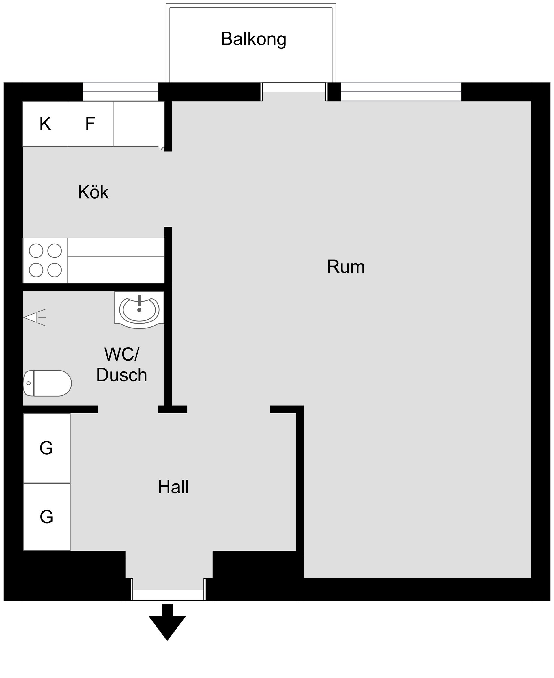 Bostadsrätt, Artillerigatan 14A, Kåbo, Uppsala