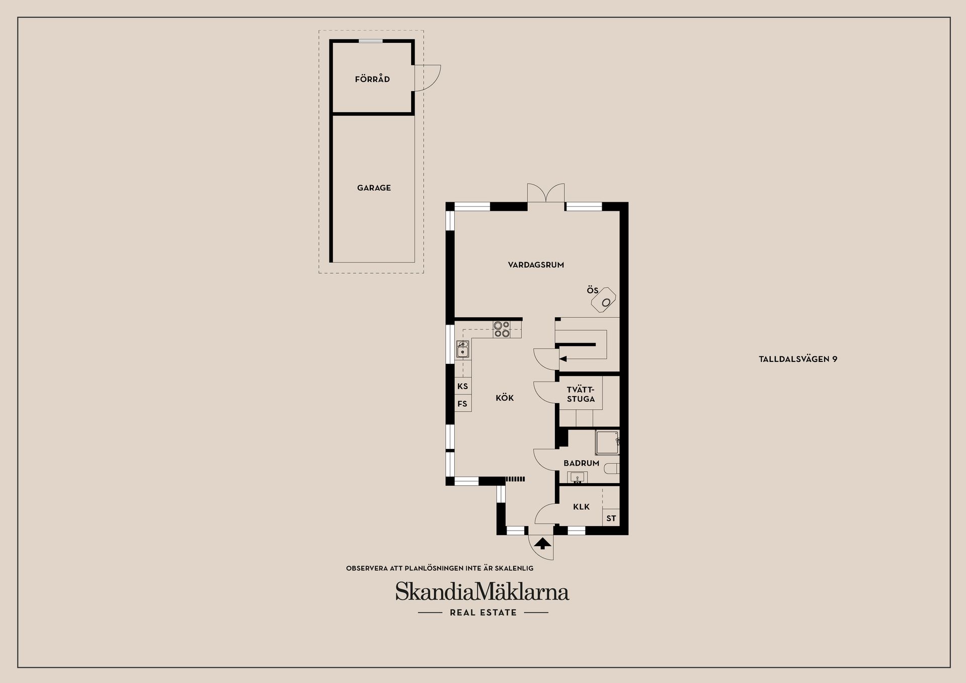 Radhus, Talldalsvägen 9, Vistaberg, Huddinge