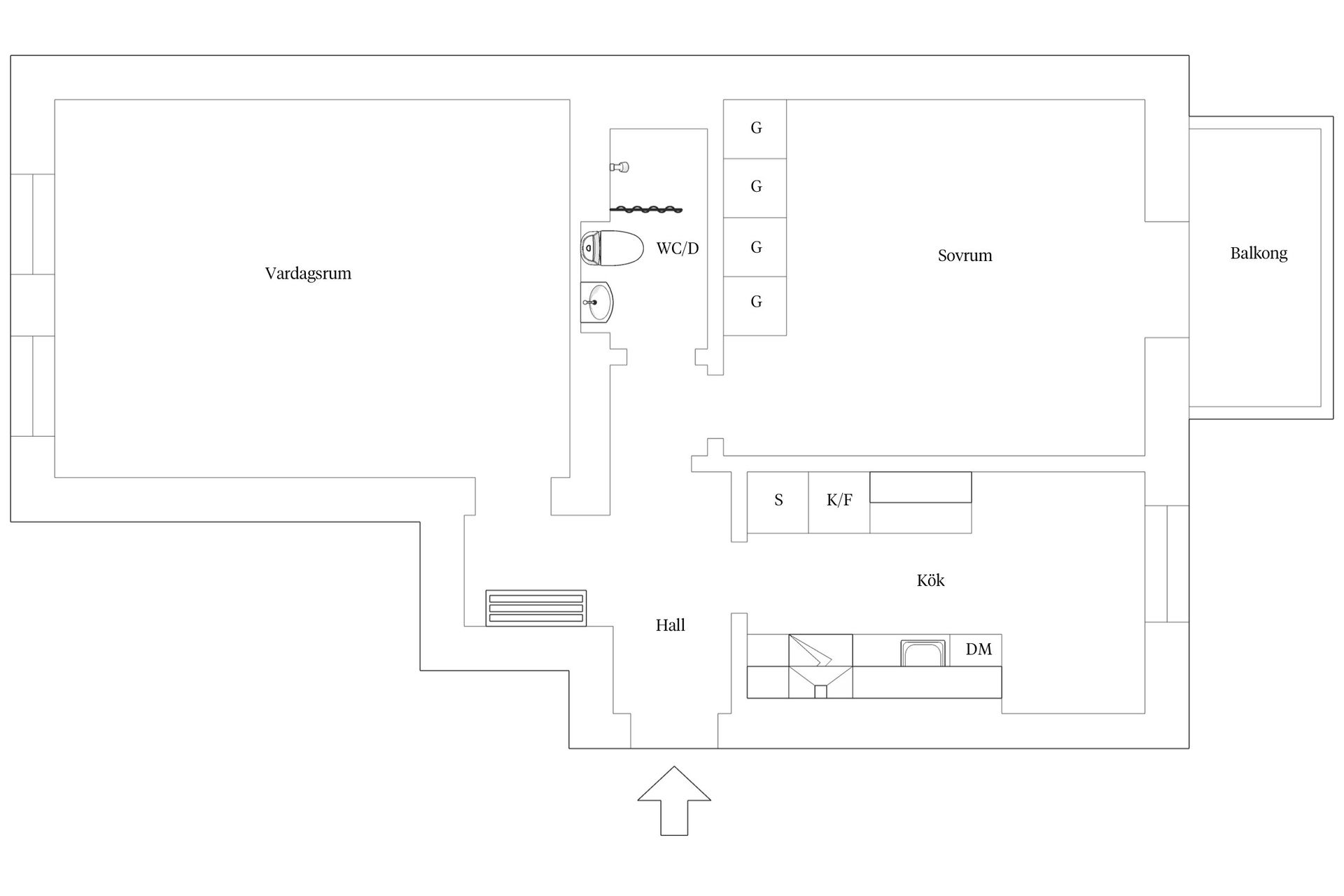 Bostadsrätt, Bondegatan 8, 4 tr, Södermalm Sofia, Stockholm