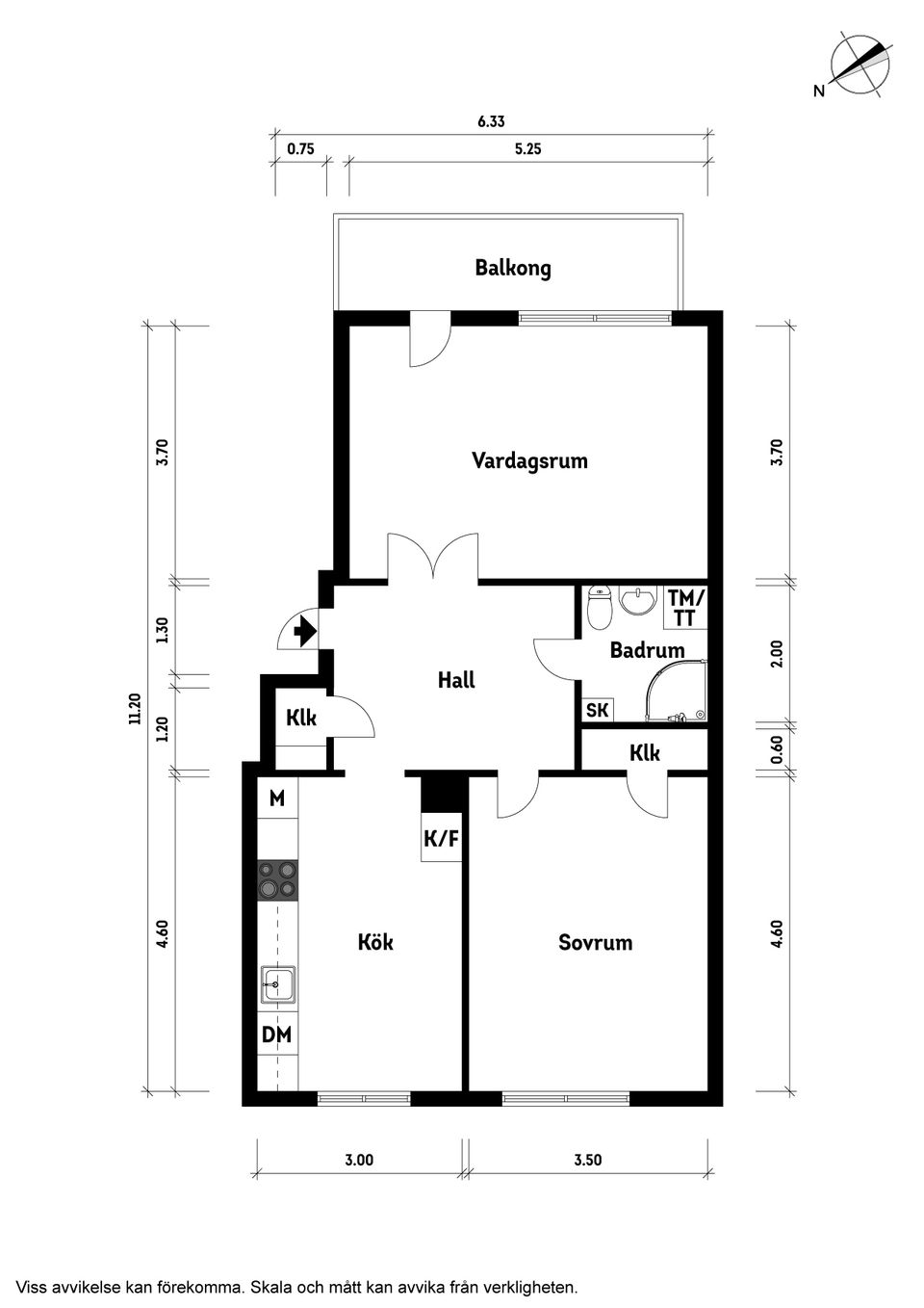 Bostadsrätt, Krokslätts Parkgata 67 C, Krokslätt, Mölndal