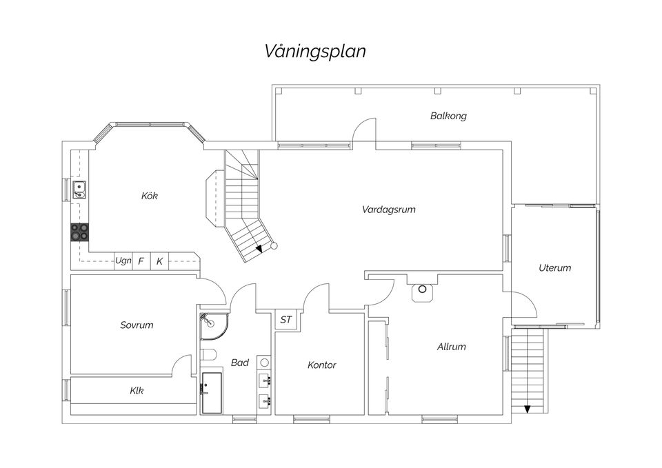 Villa, Håkons gata 14, Centrum Kungälv, Kungälv
