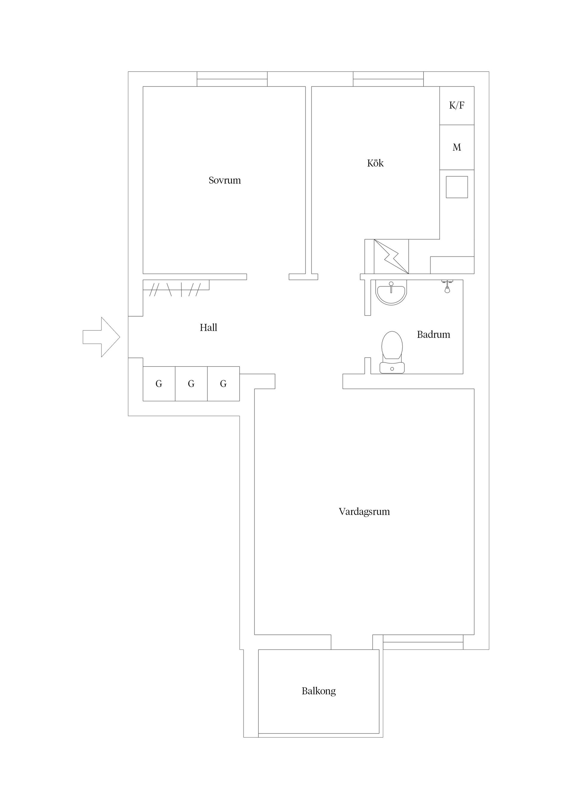 Bostadsrätt, Geijersgatan 27D, Luthagen, Uppsala