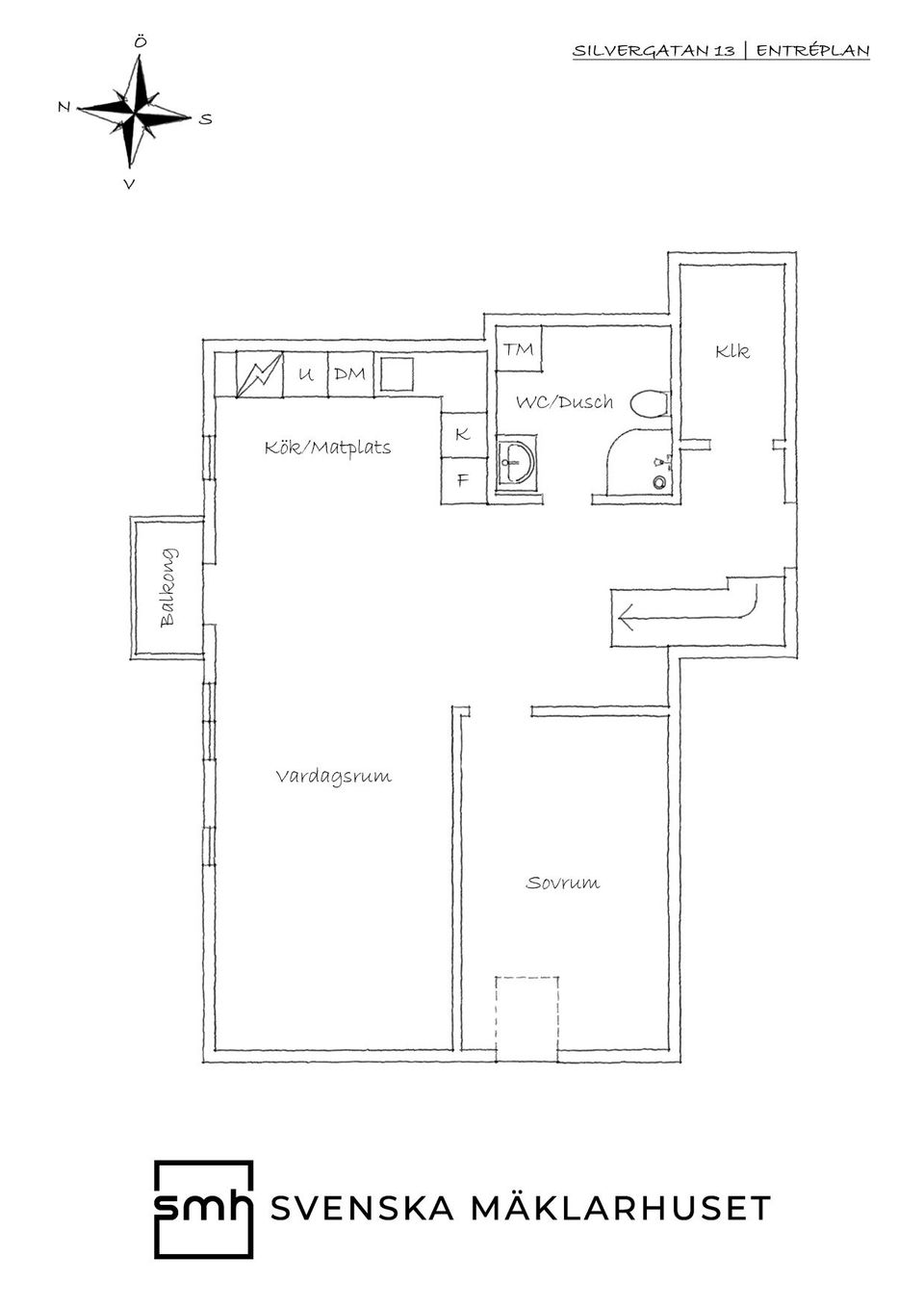 Bostadsrätt, Silvergatan 13, Långedrag - Kungssten, Göteborg