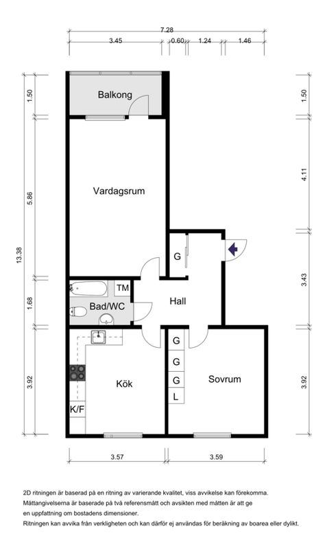 Bostadsrätt, Vänortsstråket 27, Töjnan, Sollentuna