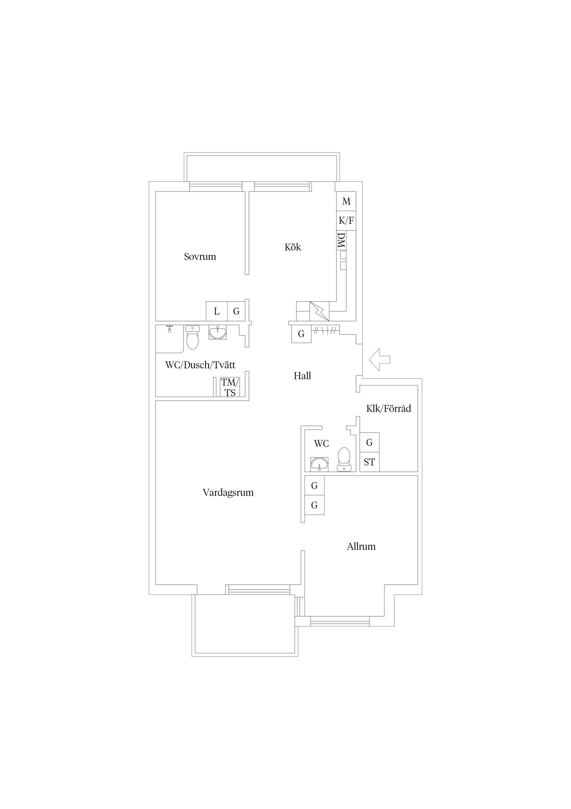 Bostadsrätt, Kungsängsgatan 57C, Kungsängen, Uppsala