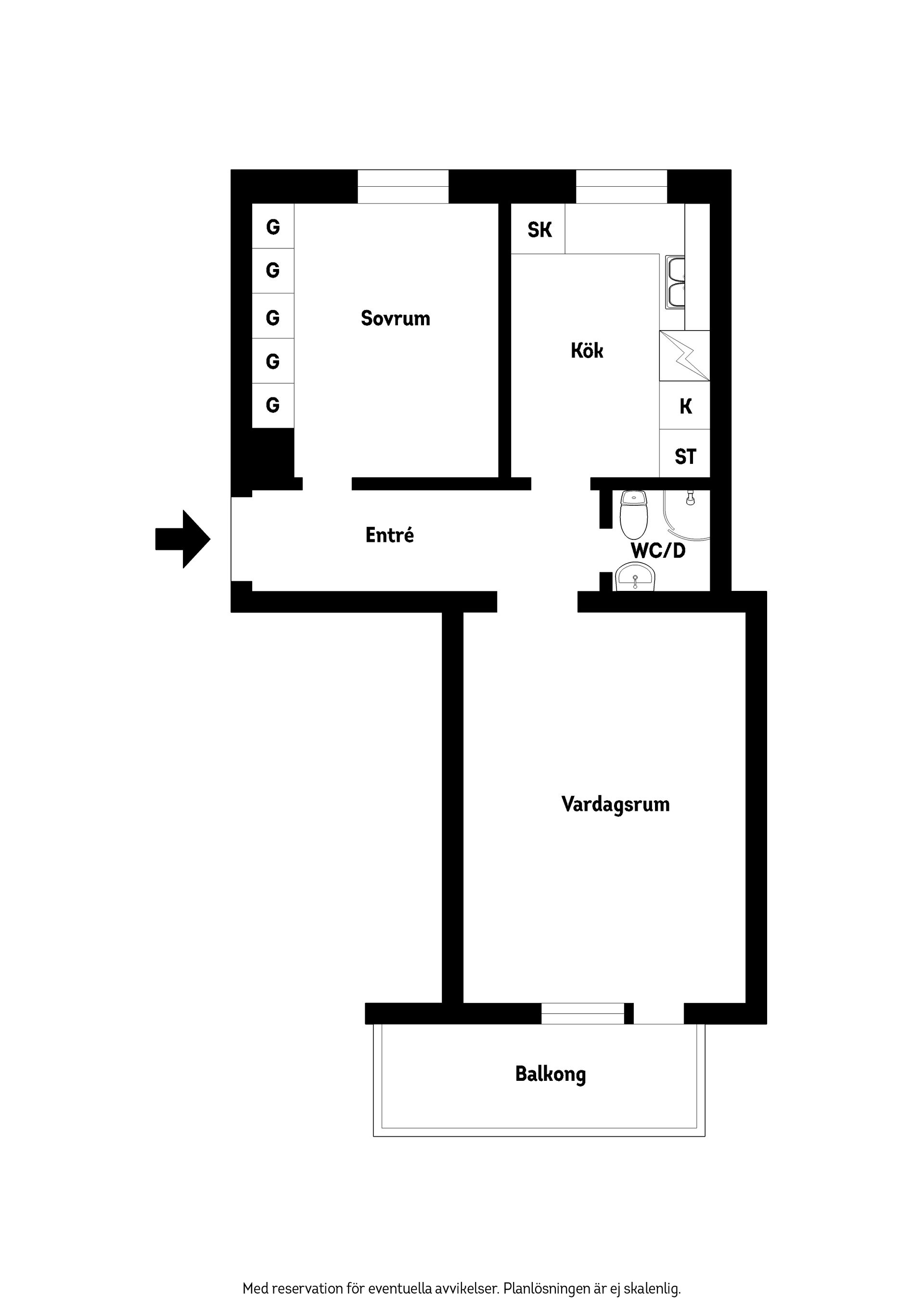 Bostadsrätt, Strandvägen 14 A, Norrängen, Jönköping