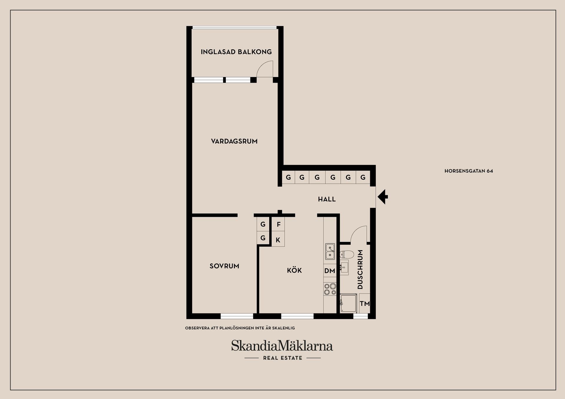 Bostadsrätt, Horsensgatan 52, Rud, Karlstad