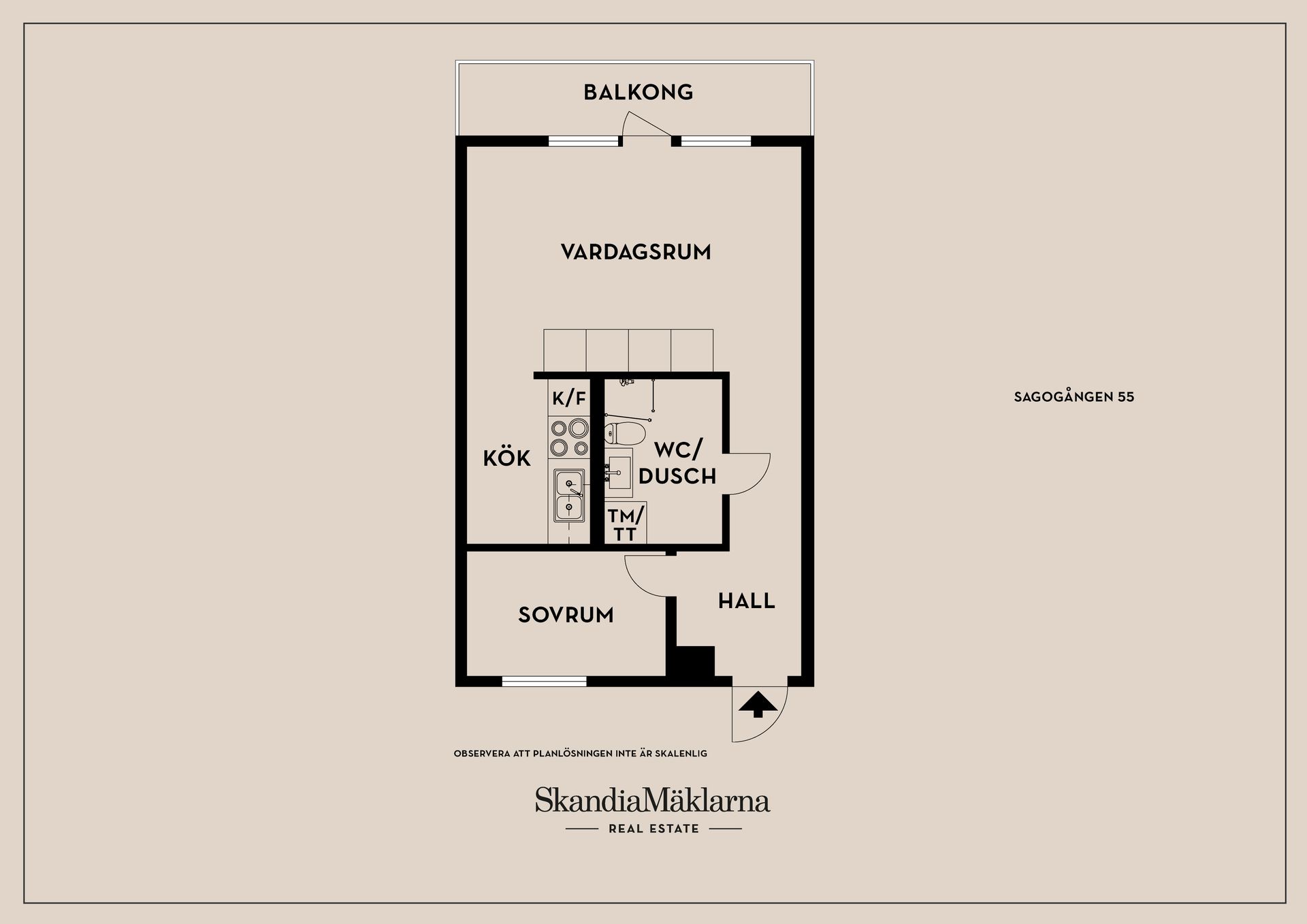 Bostadsrätt, Sagogången 55, Hisings Backa, Göteborg