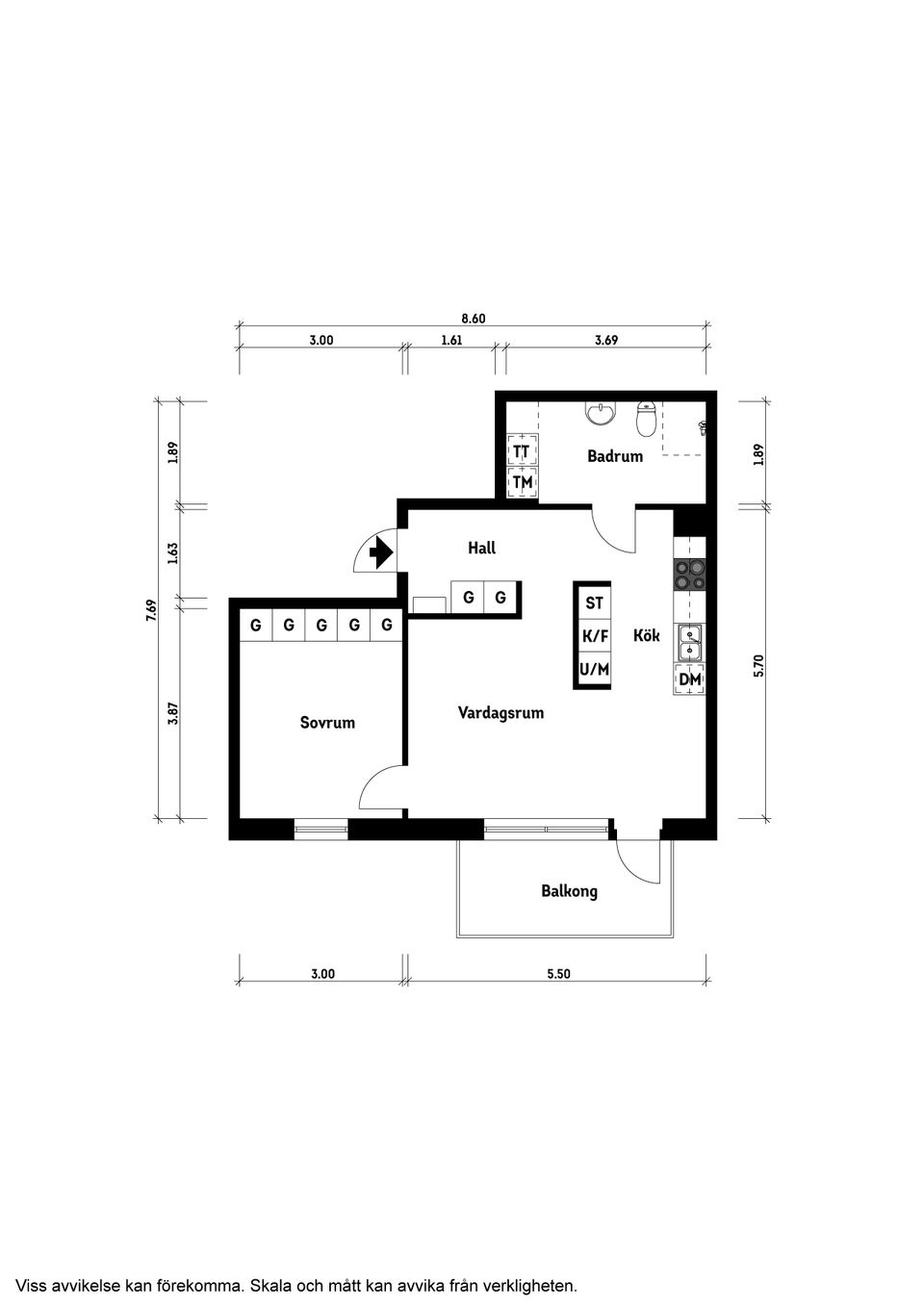Bostadsrätt, Vargagårdsvägen 59, Björkris, Kungsbacka