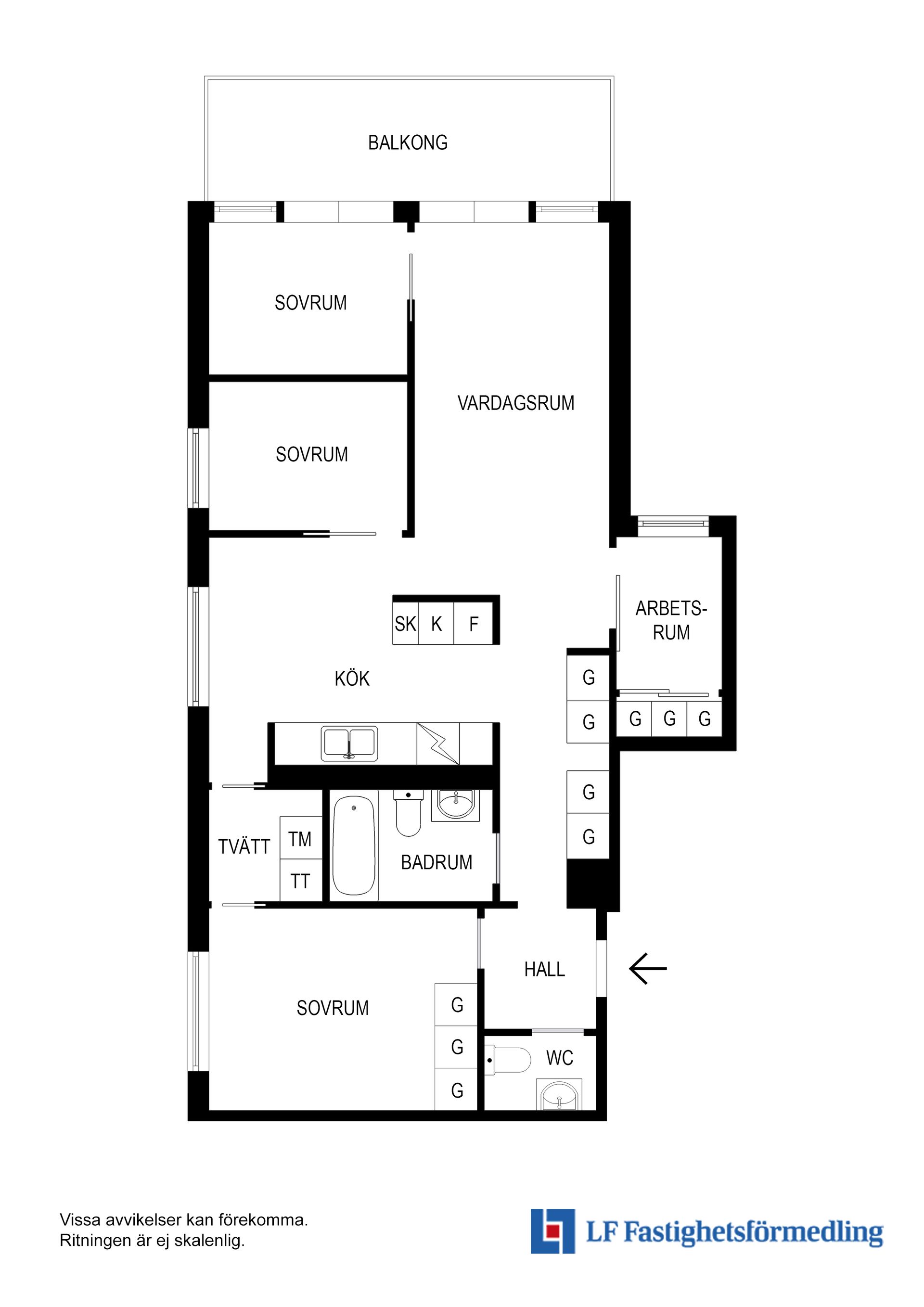Bostadsrätt, Sörmlandsvägen 4, Edsängen, Sollentuna