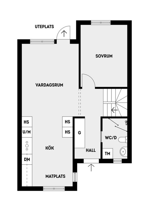 Radhus, Karlavägen 69, Haga, Vallentuna