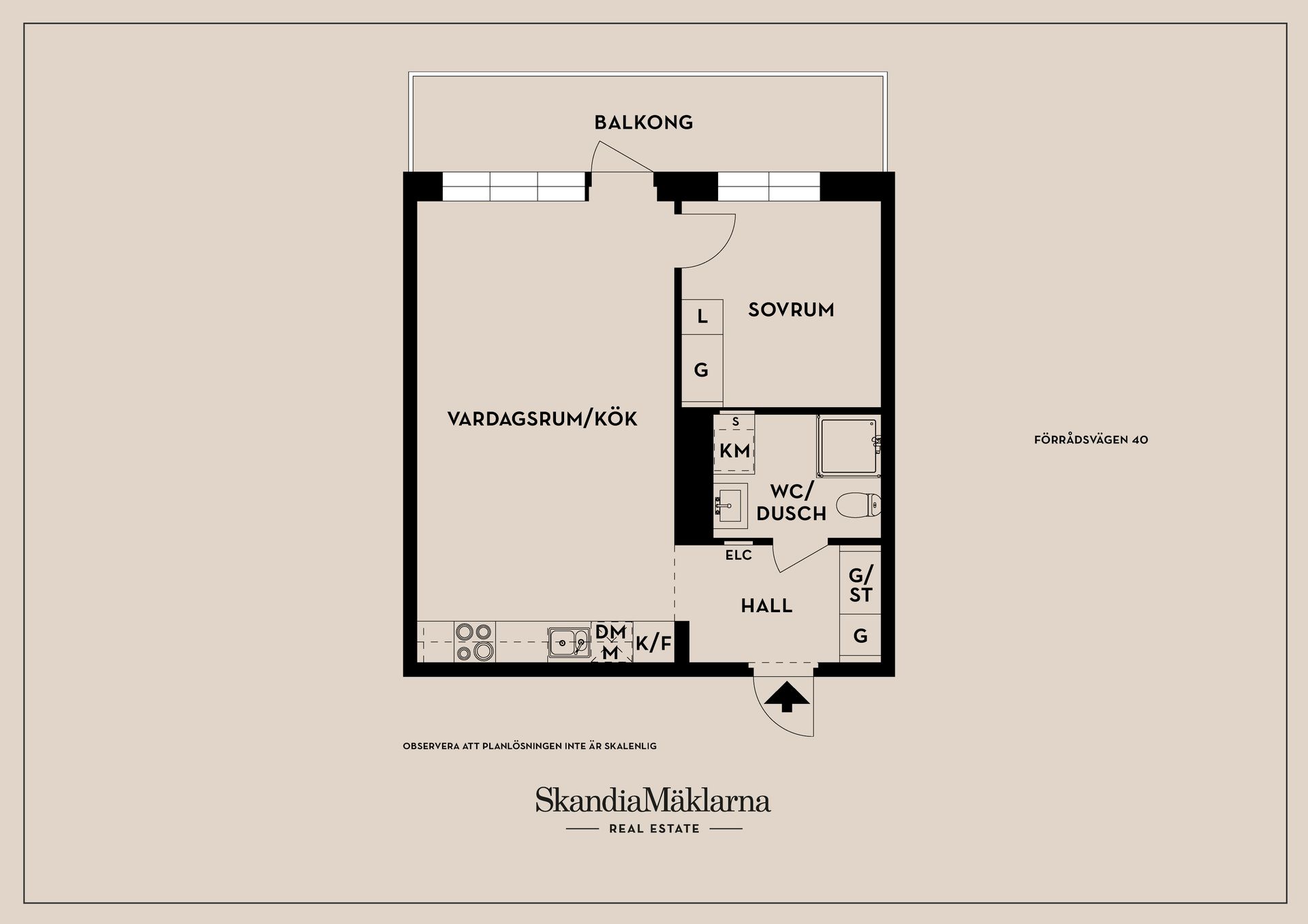 Bostadsrätt, Förrådsvägen 40, Huddinge