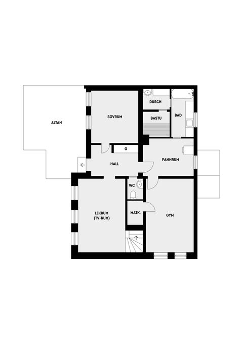 Villa, Mälstavägen 4, Ekskogen, Vallentuna