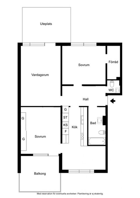 Bostadsrätt, Benvägen 45, Bjurhovda, Västerås