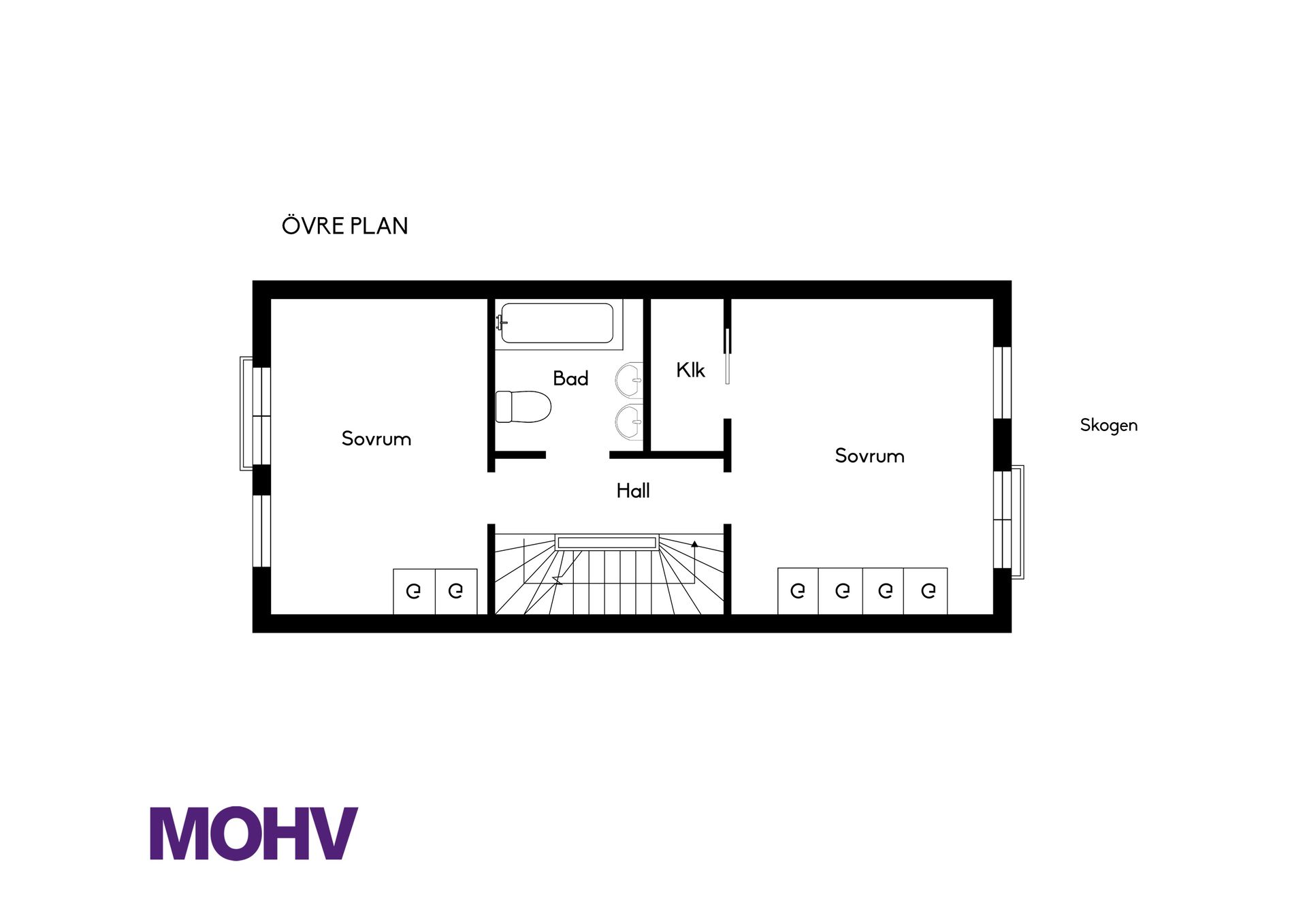 Radhus, Duvklinten 34A, Valsjöskogen, Österåker
