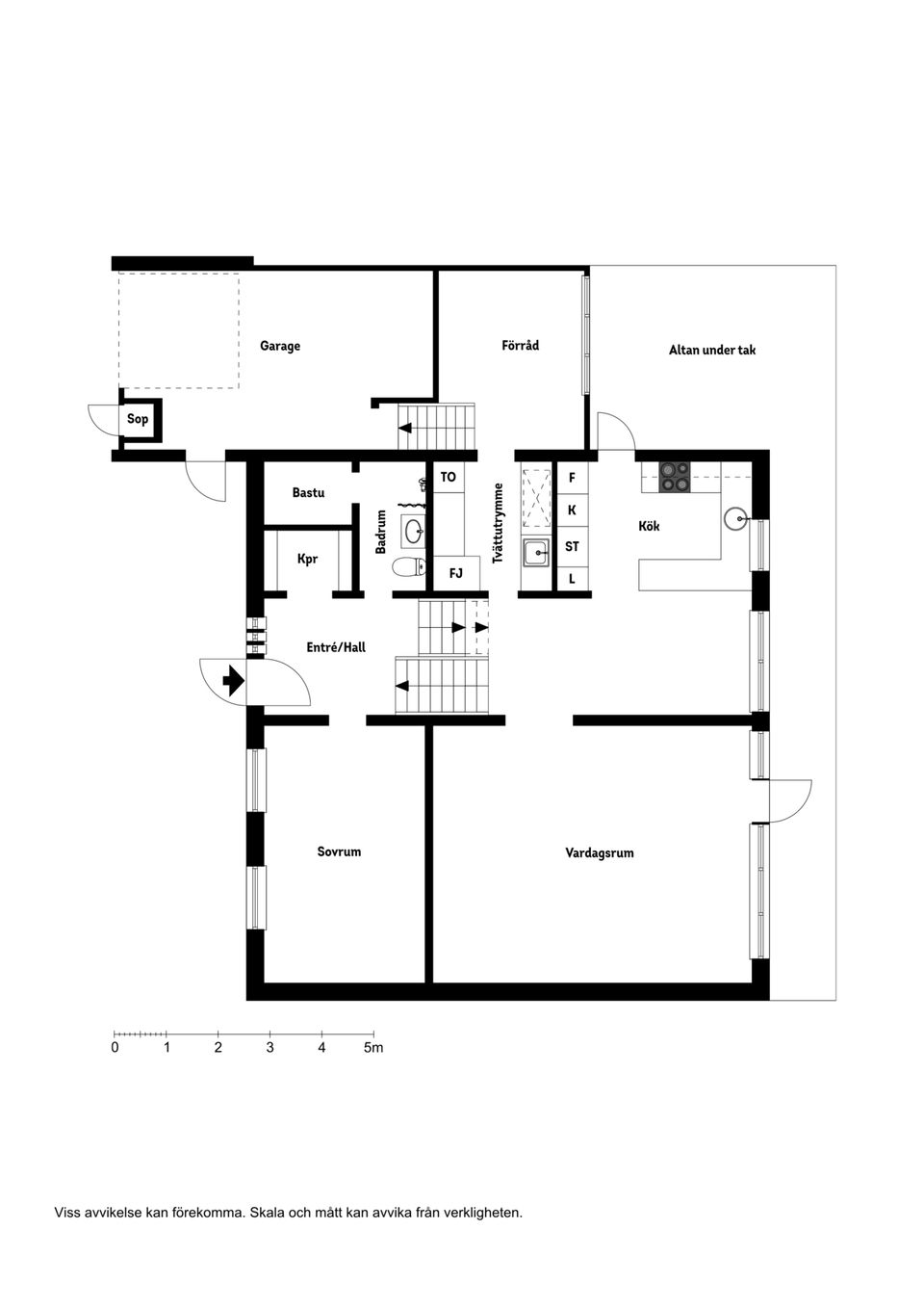 Villa, Lövsångarevägen 11, Högstorp, Växjö