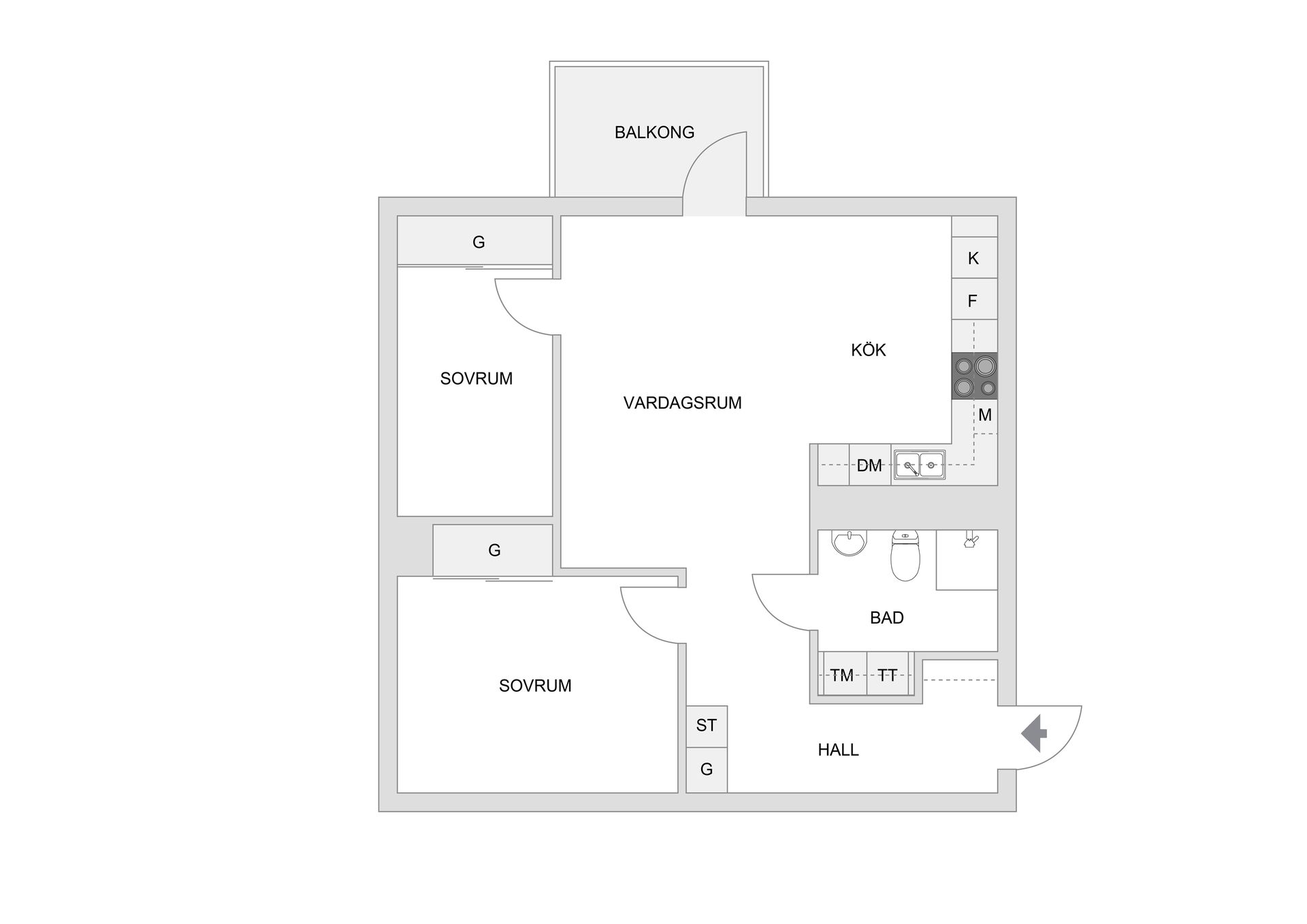Bostadsrätt, Gjutarplan 2, Kallhäll, Järfälla