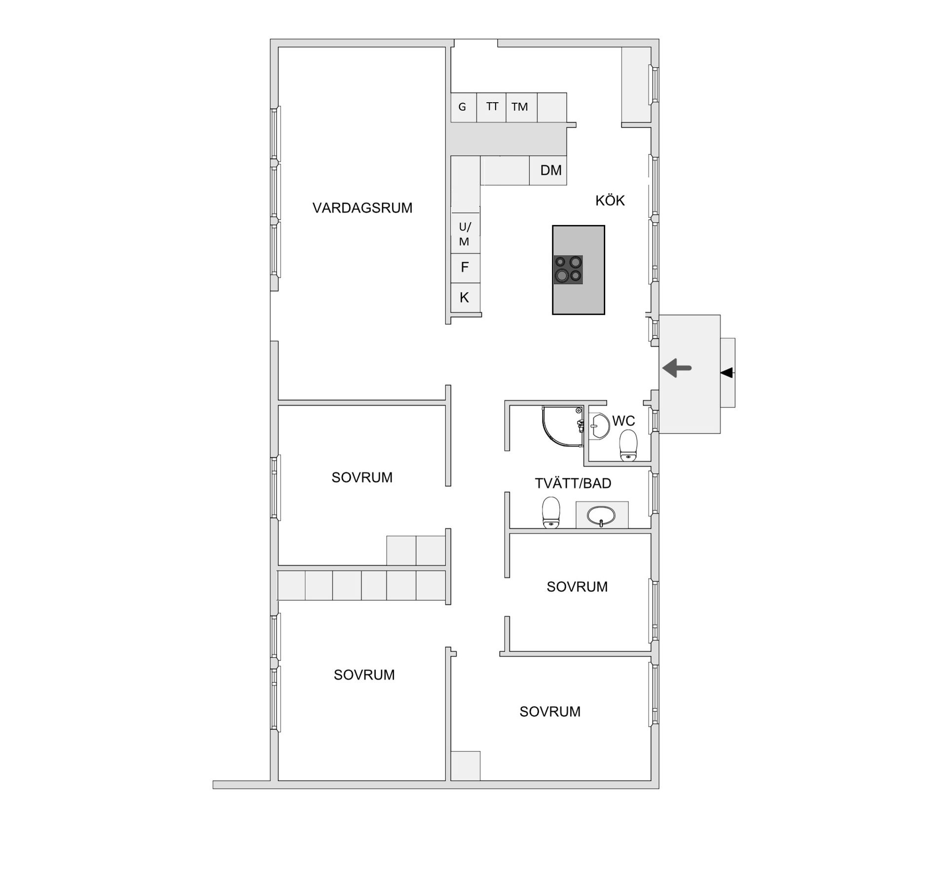 Villa, Måsgatan 6, Skelleftehamn, Skellefteå