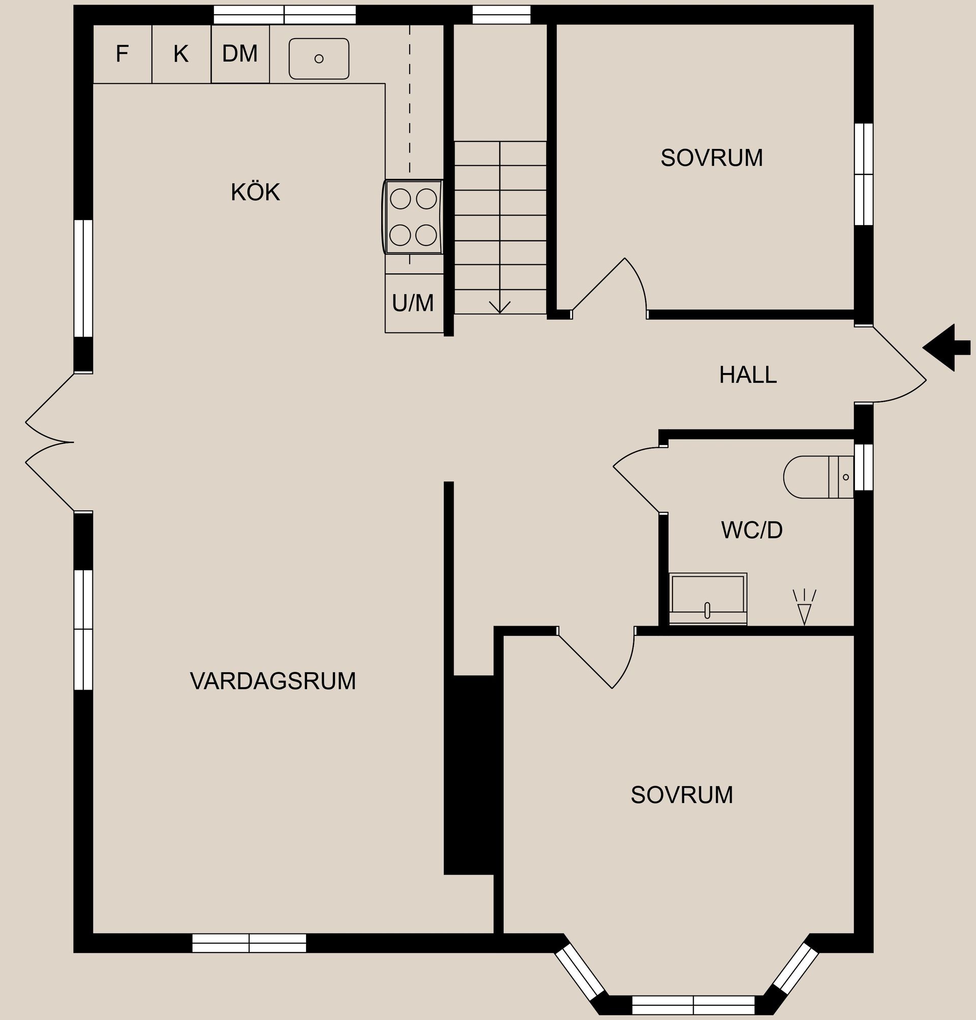 Villa, Dalstugevägen 13, Simonstorp, Norrköping
