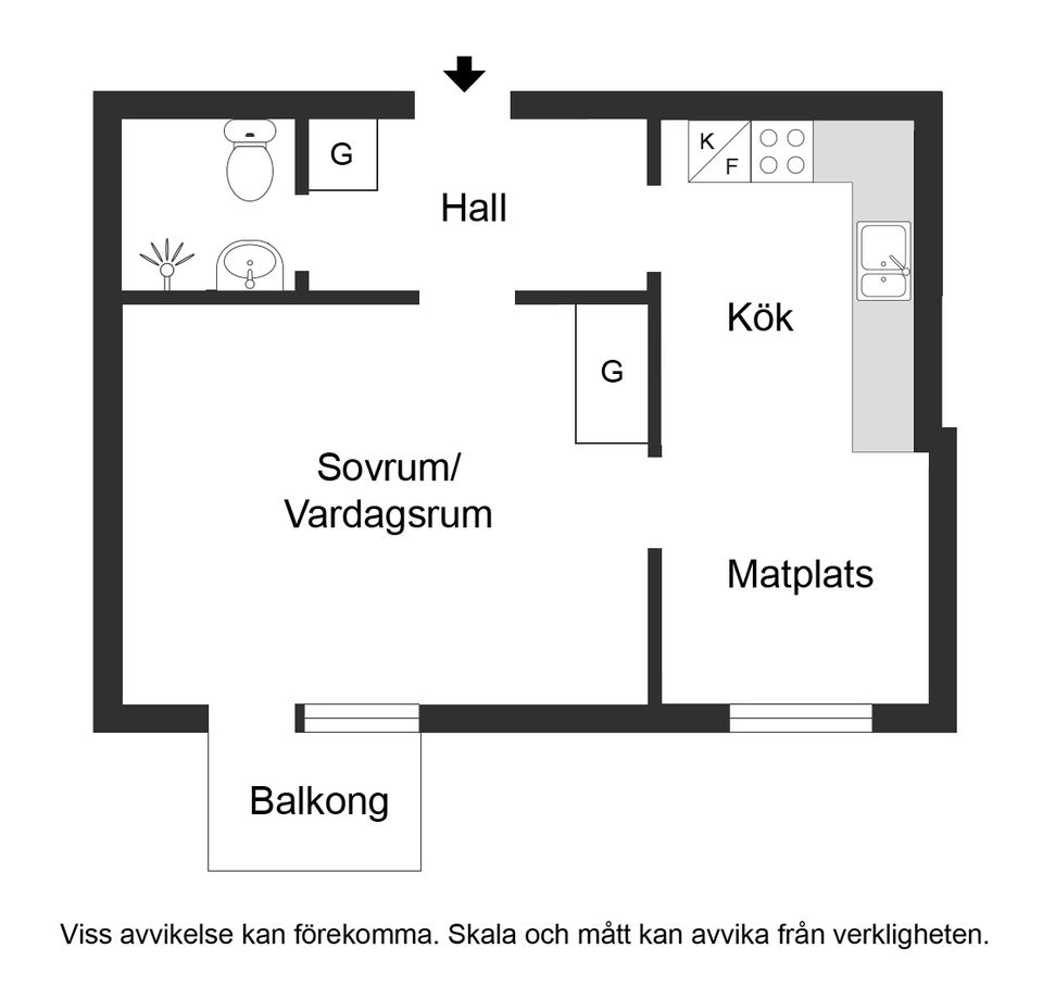 Bostadsrätt, Fredsgatan 39AB, Öster, Katrineholm