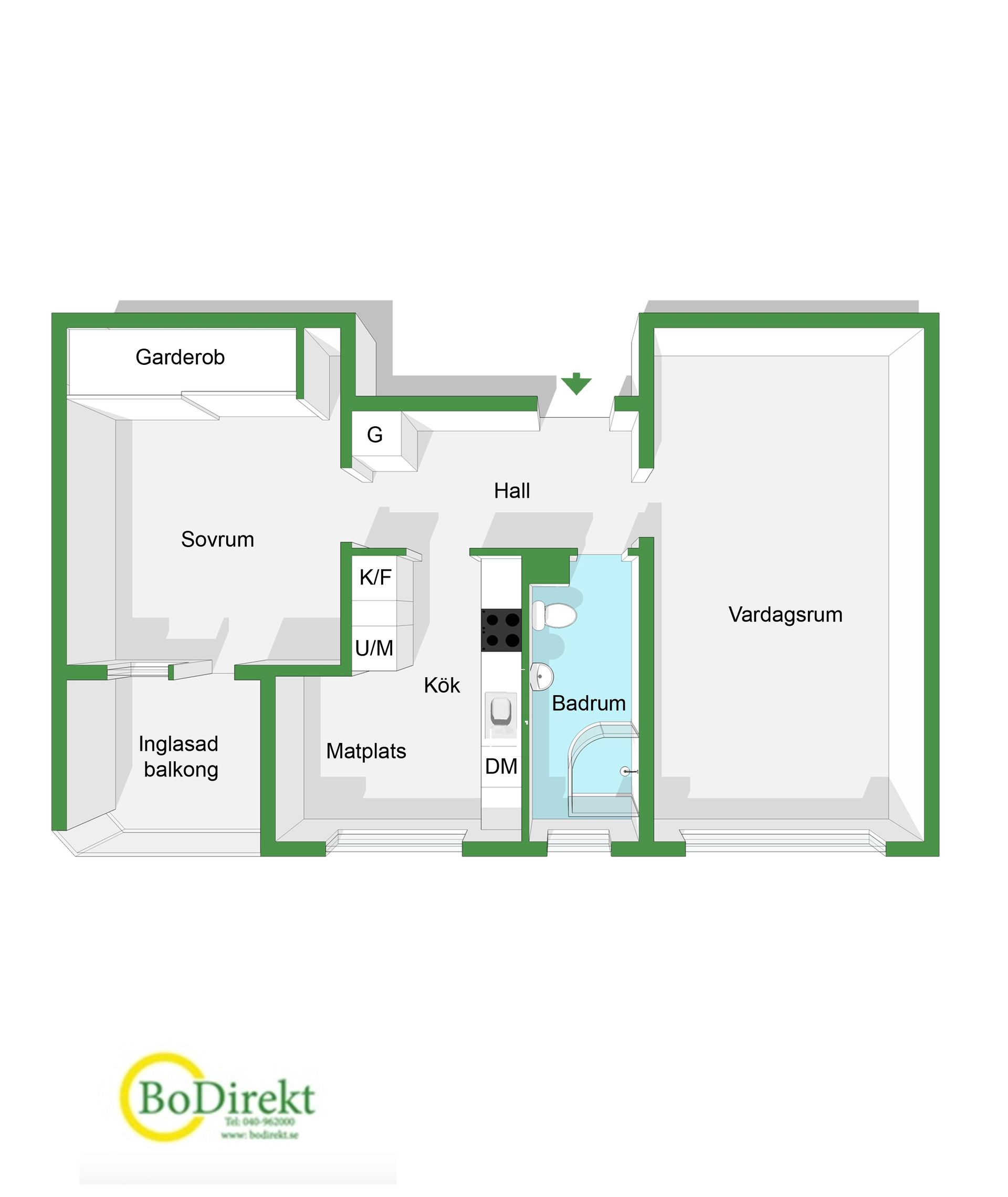 Bostadsrätt, Ormvråksgatan 23, Söderkulla, Malmö