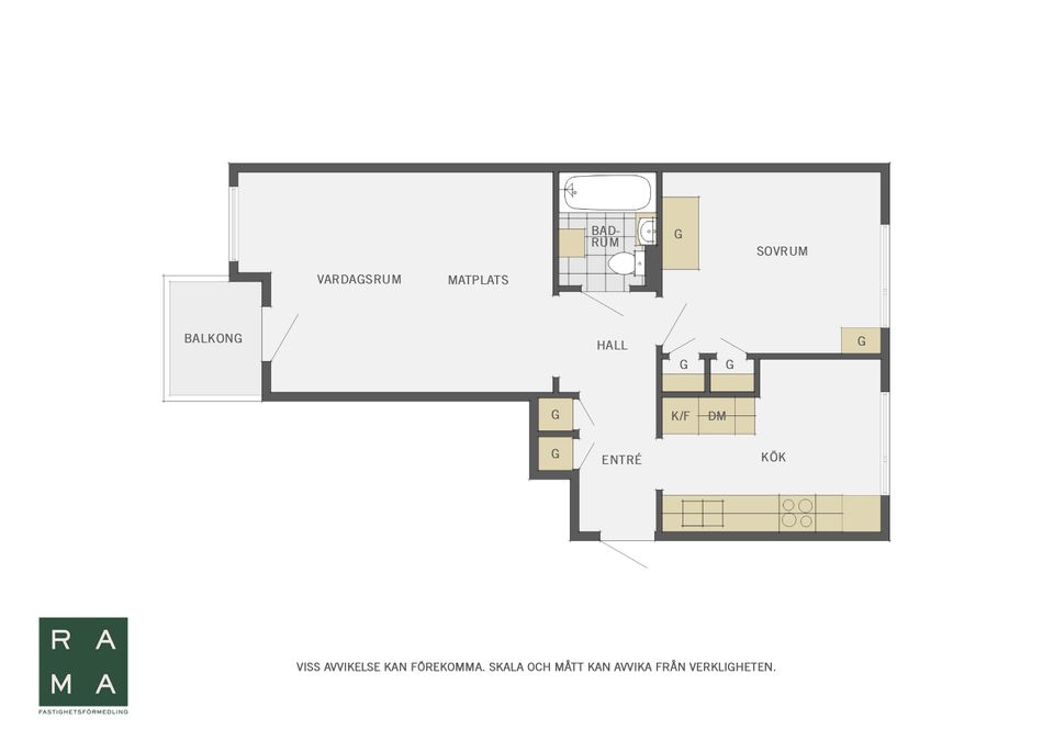 Bostadsrätt, Näsbychaussén 17B, Näsby, Kristianstad