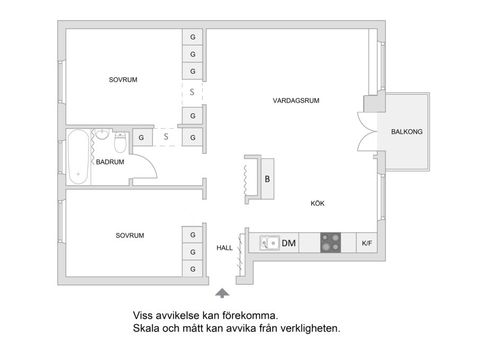 Bostadsrätt, Bergsrådsvägen 38, Bagarmossen, Stockholm