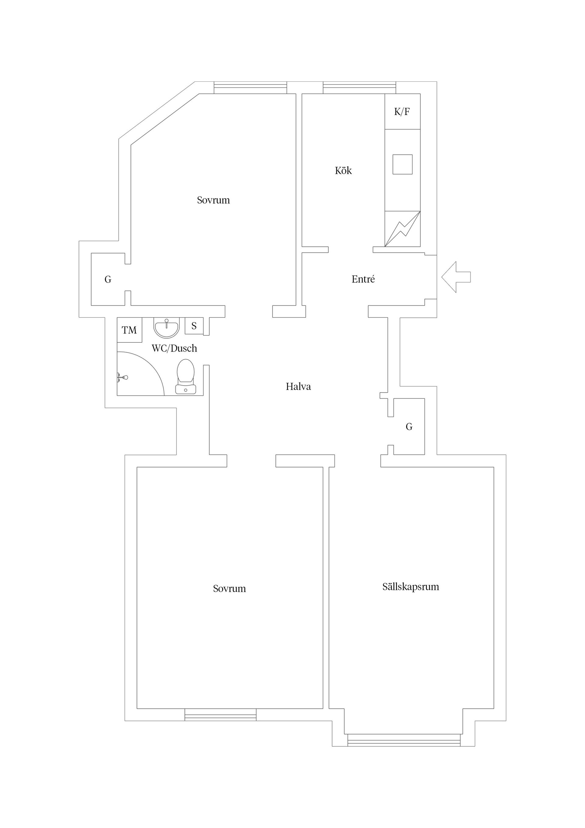 Bostadsrätt, Spolegatan 24 / Kung Oskars väg 9B, Lund - Centrum, Lund