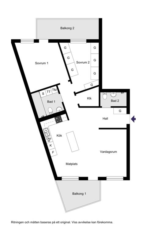 Bostadsrätt, Vantörsvägen 262, Fruängen, Stockholm