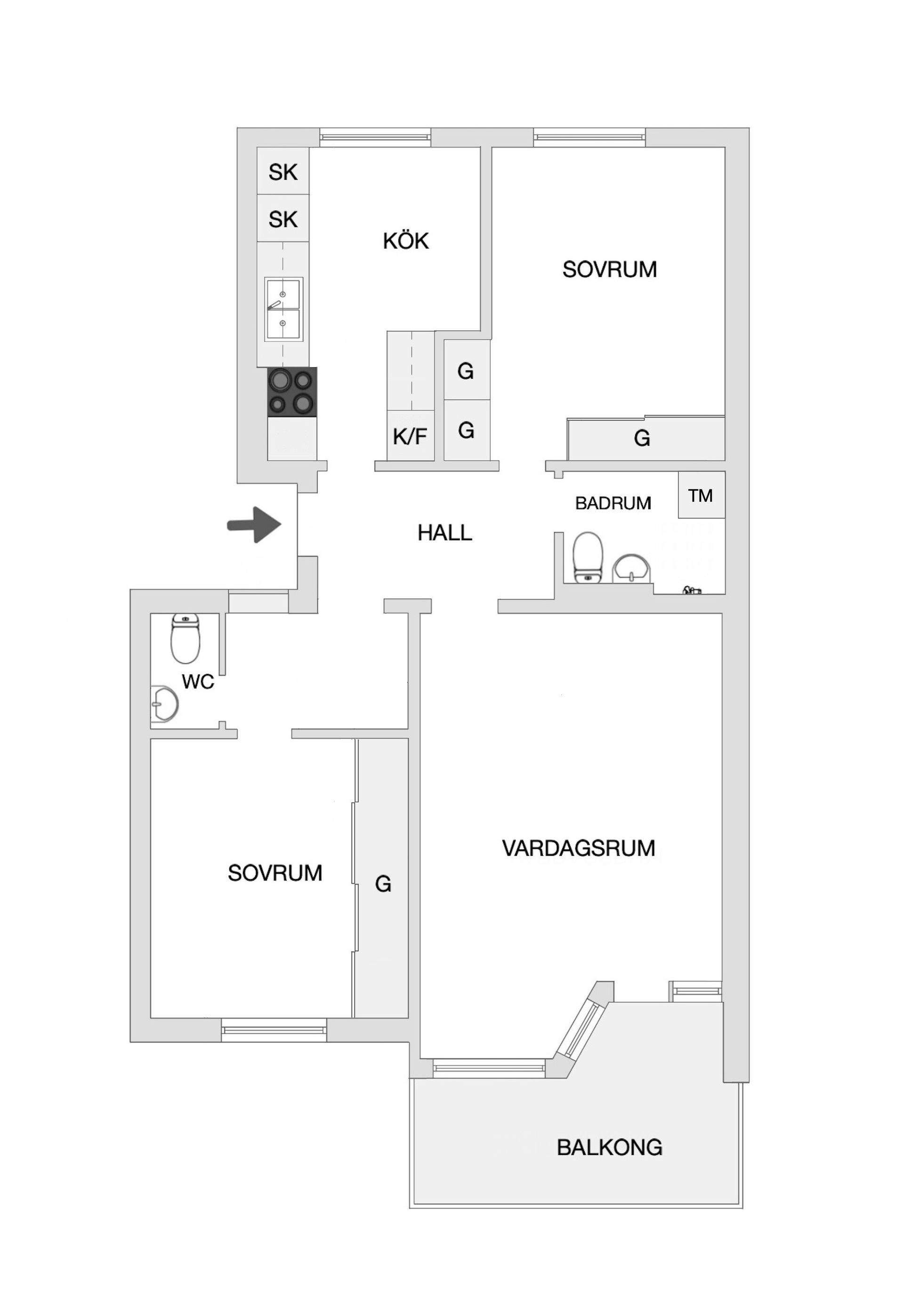 Bostadsrätt, Vindelgatan 35A, Byttorp, Borås