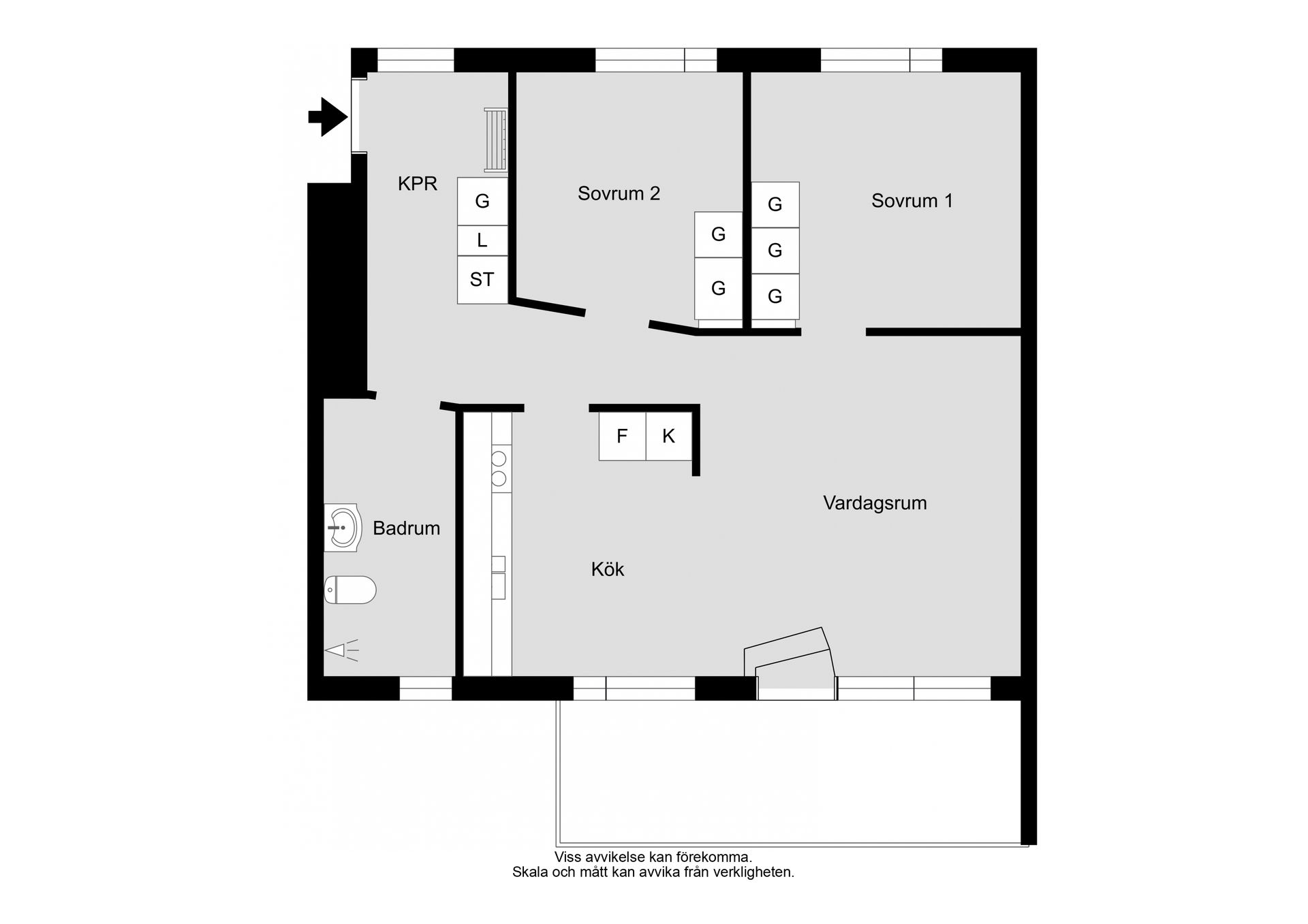 Bostadsrätt, Muningatan 2, Kungsängen / Industristaden, Uppsala