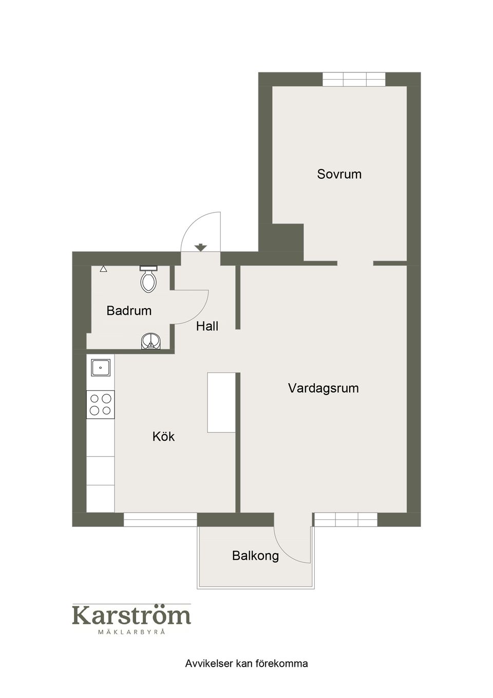 Bostadsrätt, Rådhusgatan 33B, Centrum, Sundsvall