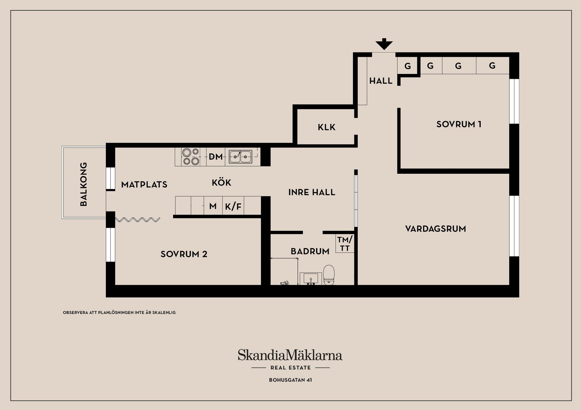 Bostadsrätt, Bohusgatan 41, Södermalm, Stockholm