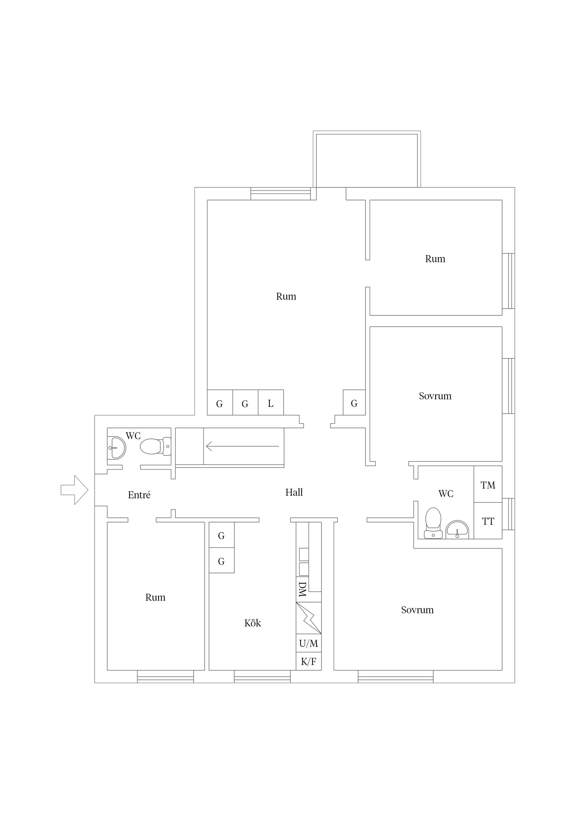 Bostadsrätt, Murargatan 8F, Salabacke, Uppsala