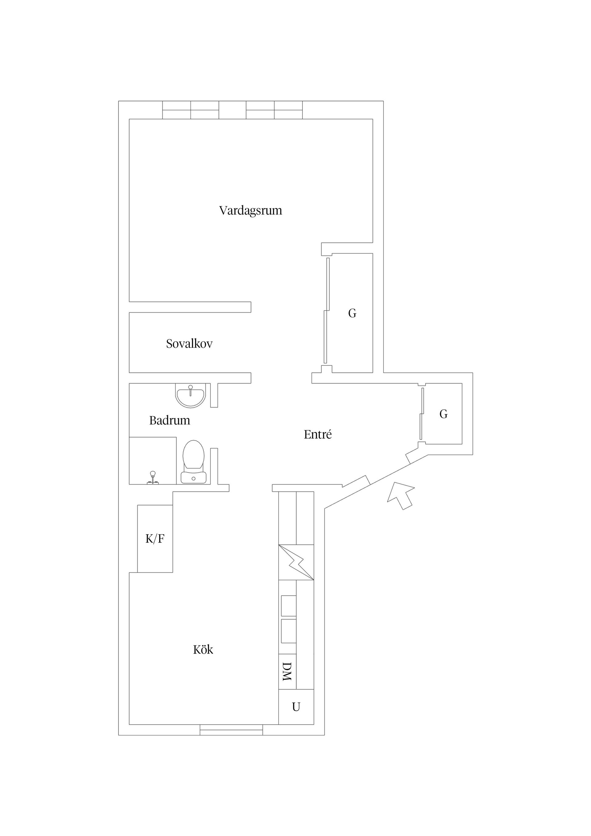 Bostadsrätt, Tegnérgatan 4B, Malmen, Kalmar