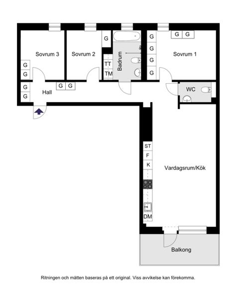 Bostadsrätt, Storsegelvägen 10, vån 6/6, Gröndal Strand, Stockholm