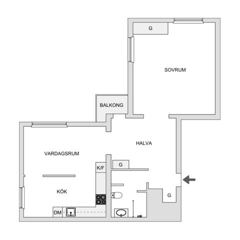 Bostadsrätt, Vitemöllegatan 5F, Nobeltorget/Annelund, Malmö