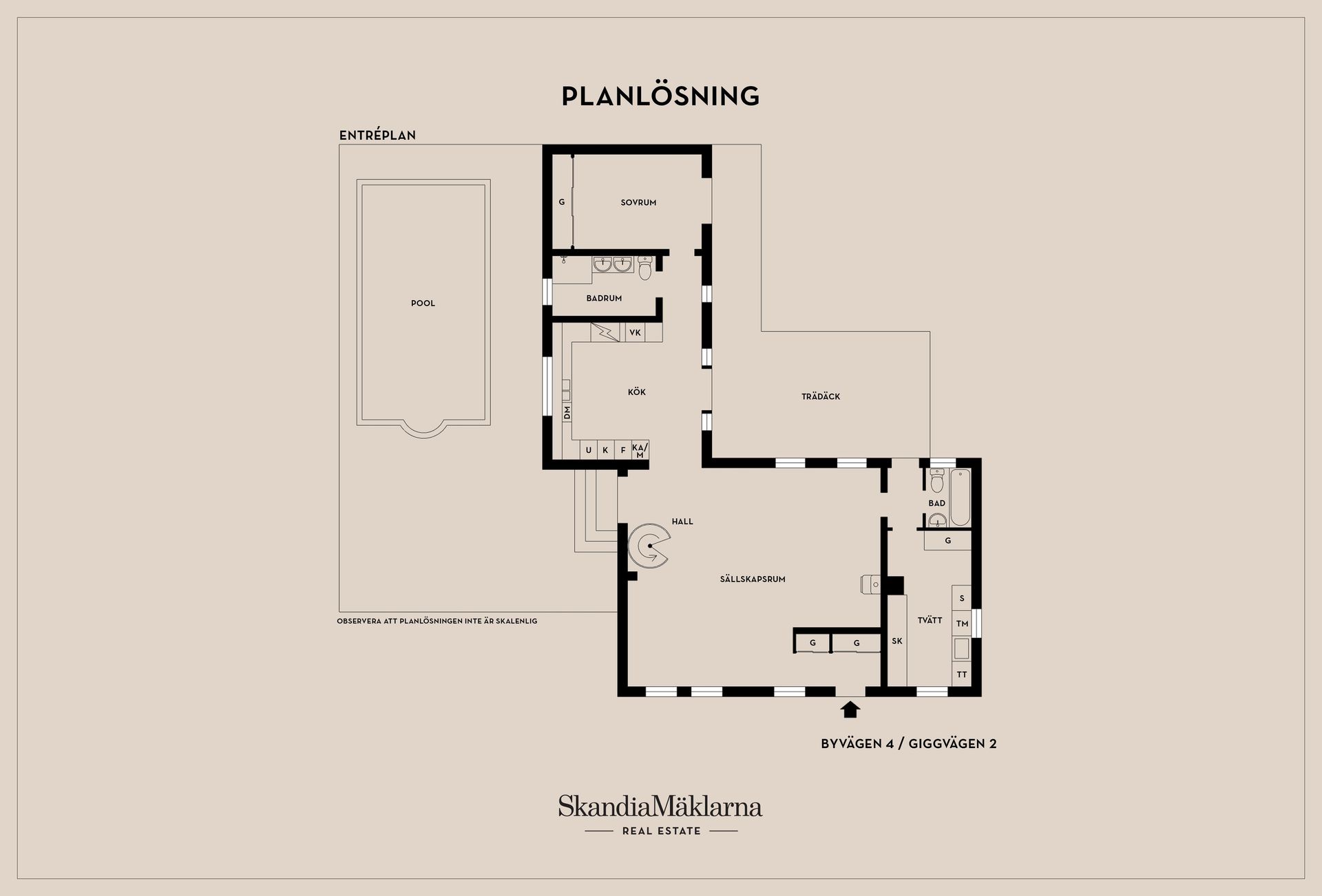 Villa, Byvägen 4 / Giggvägen 2, Barsebäcks by, Kävlinge
