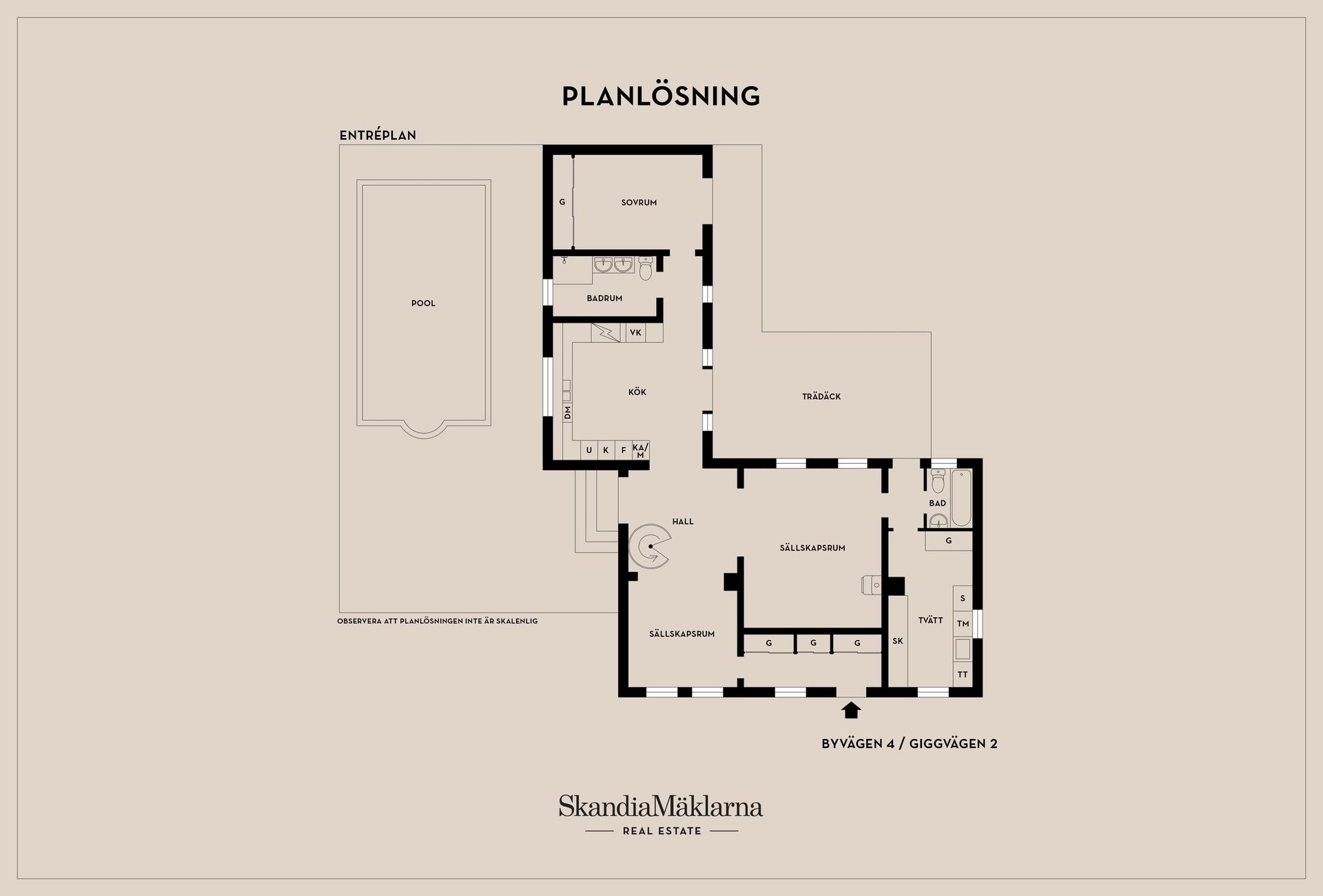 Villa, Byvägen 4 / Giggvägen 2, Barsebäcks by, Kävlinge