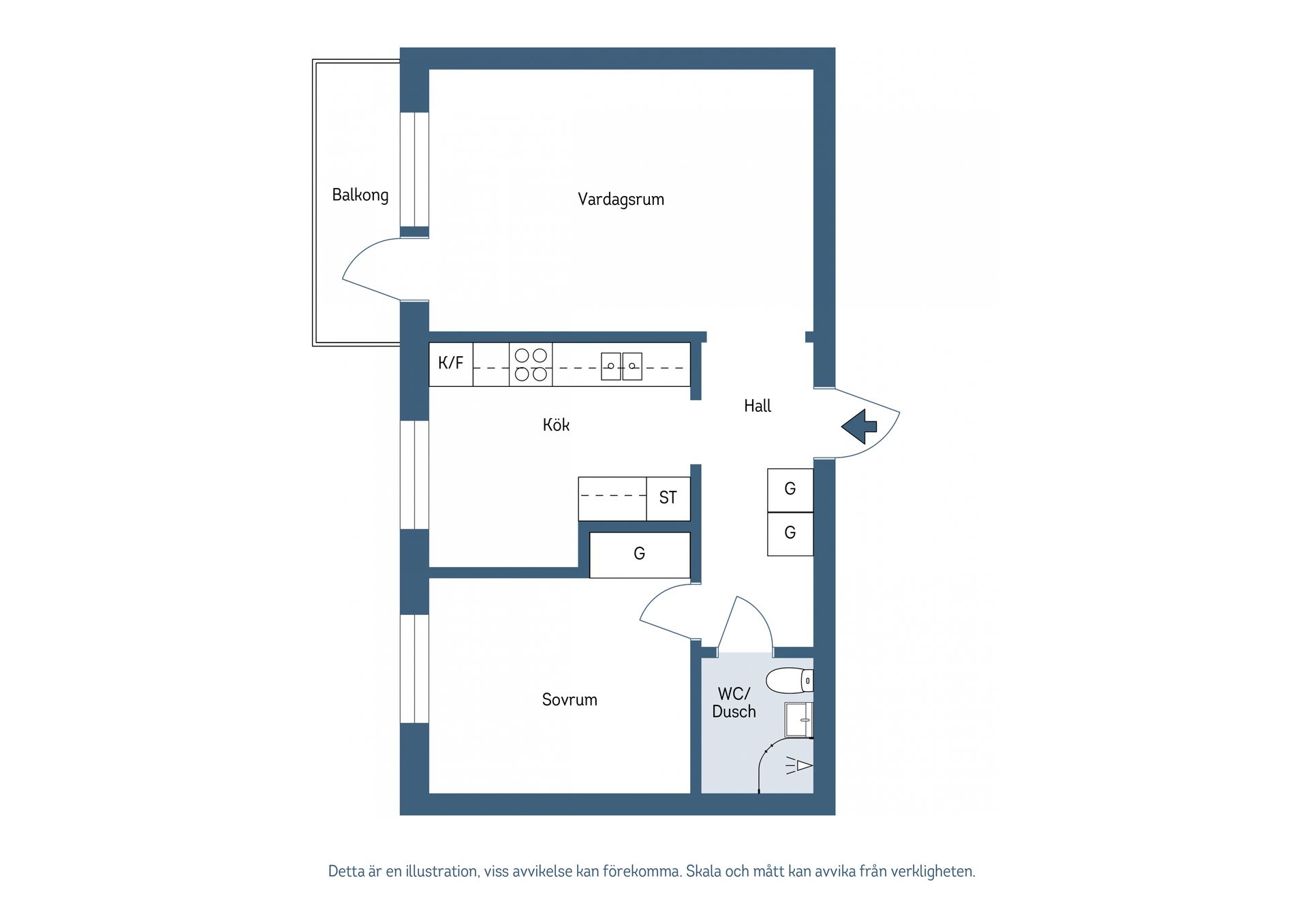 Bostadsrätt, Vendelvägen 6 D, Örbyhus, Tierp