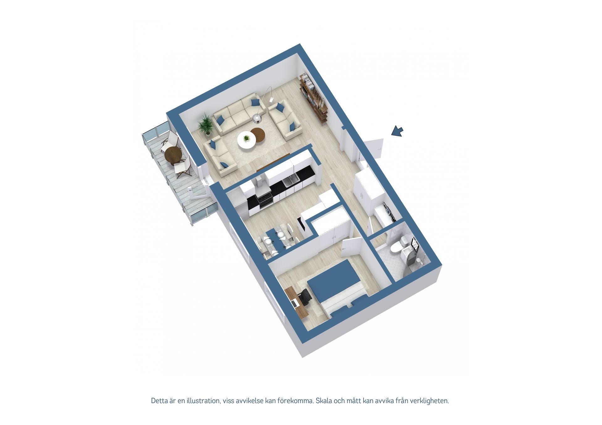 Bostadsrätt, Vendelvägen 6 D, Örbyhus, Tierp