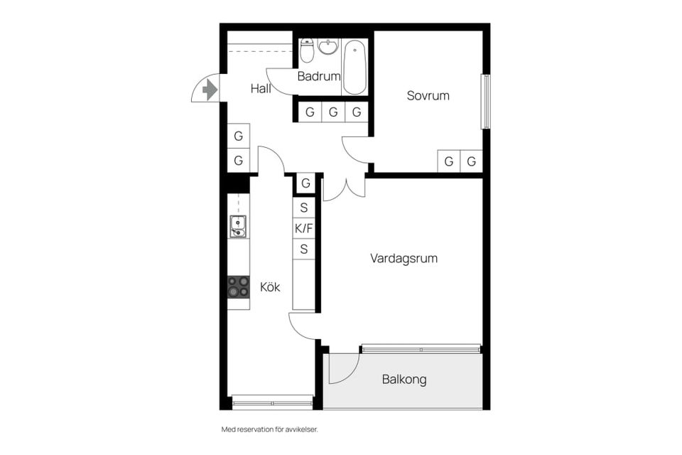Bostadsrätt, Fiskebyvägen 4c, Öster, Hudiksvall