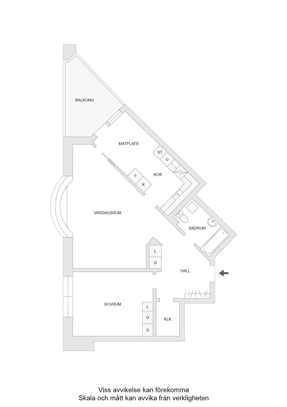 Bostadsrätt, Stationsgatan 16, Kolbäck, Hallstahammar
