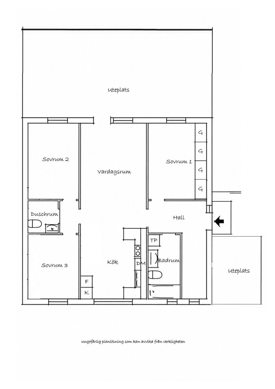 Bostadsrätt, Mosshagestigen 42, Salem