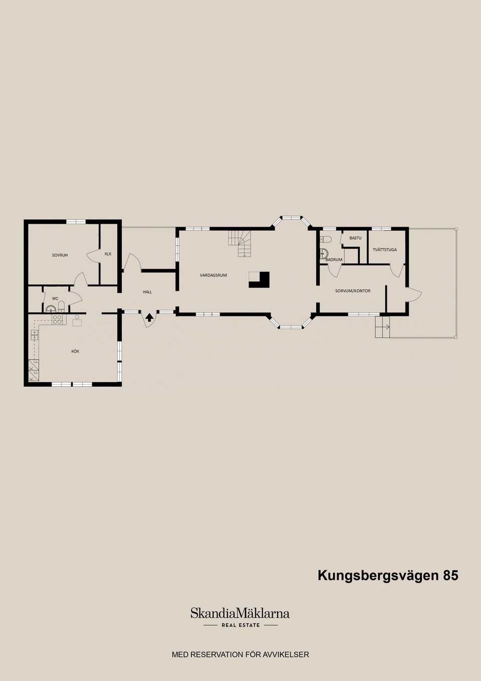 Villa, Kungsbergsvägen 85, Kungsberg, Sandviken