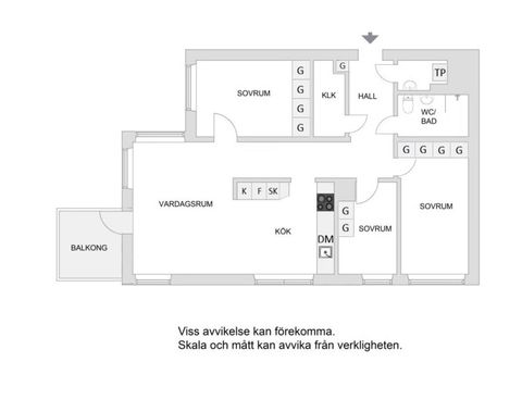 Bostadsrätt, Horisontvägen 75, Skarpnäck, Stockholm
