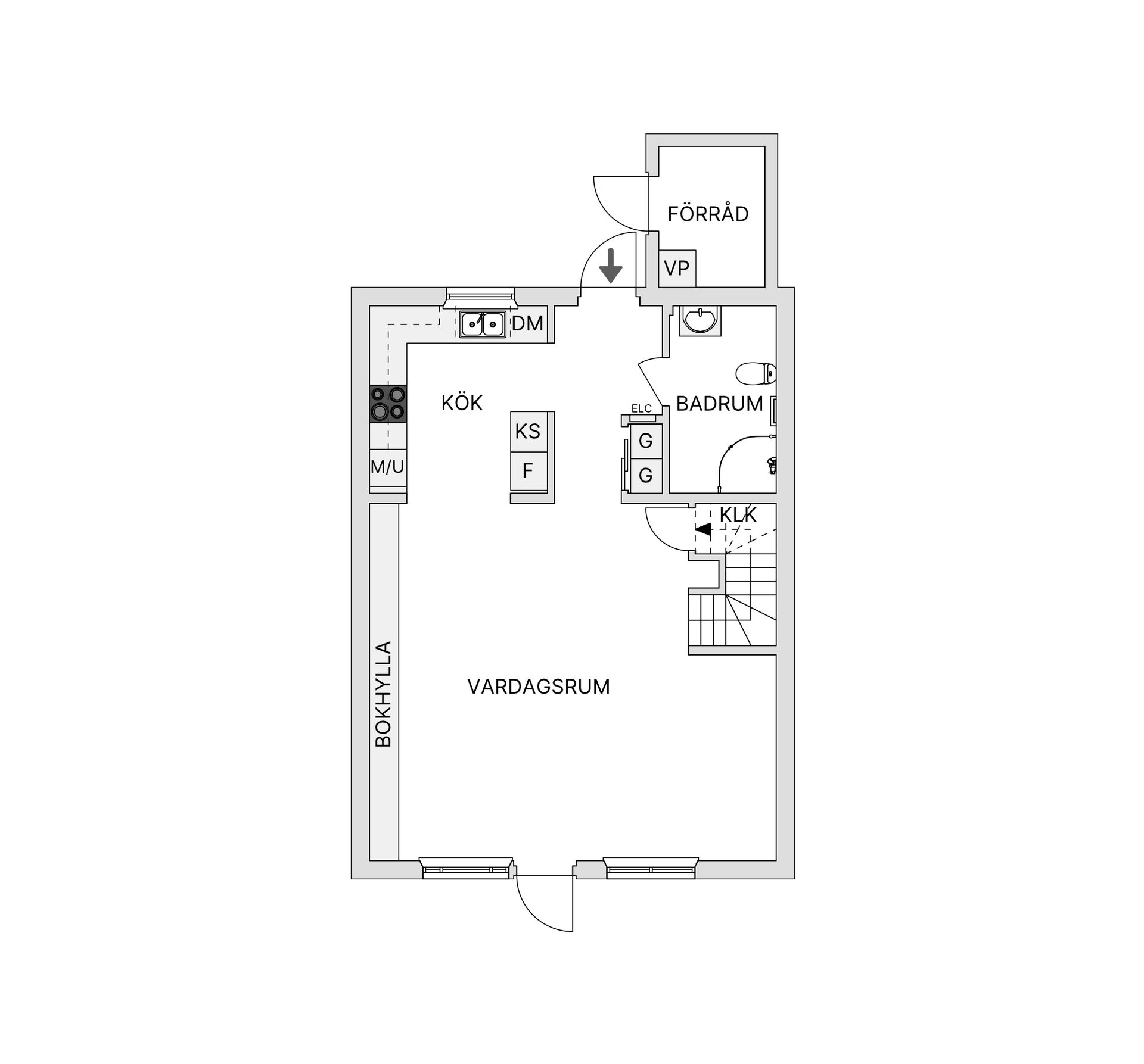 Radhus, Stenhagsvägen 48E, Båtstorp, Österåker