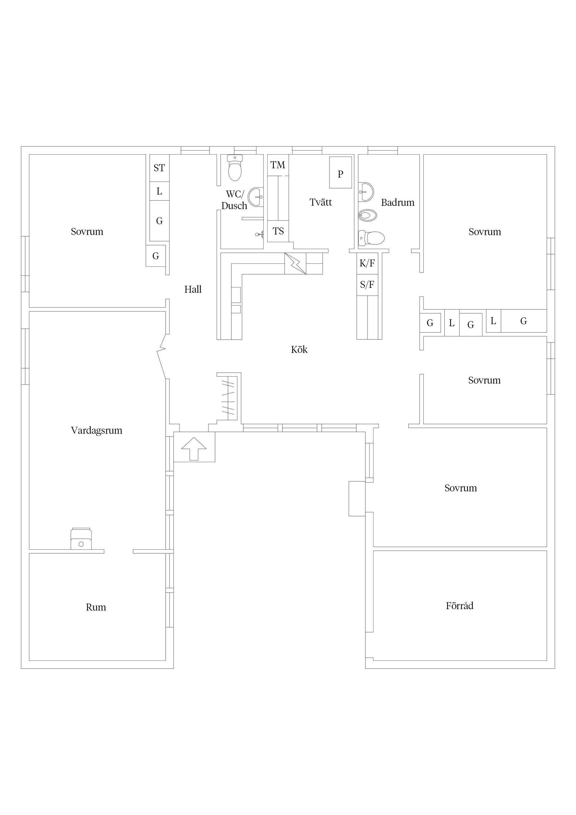 Radhus, Karlslundsvägen 33, Norrviken, Sollentuna